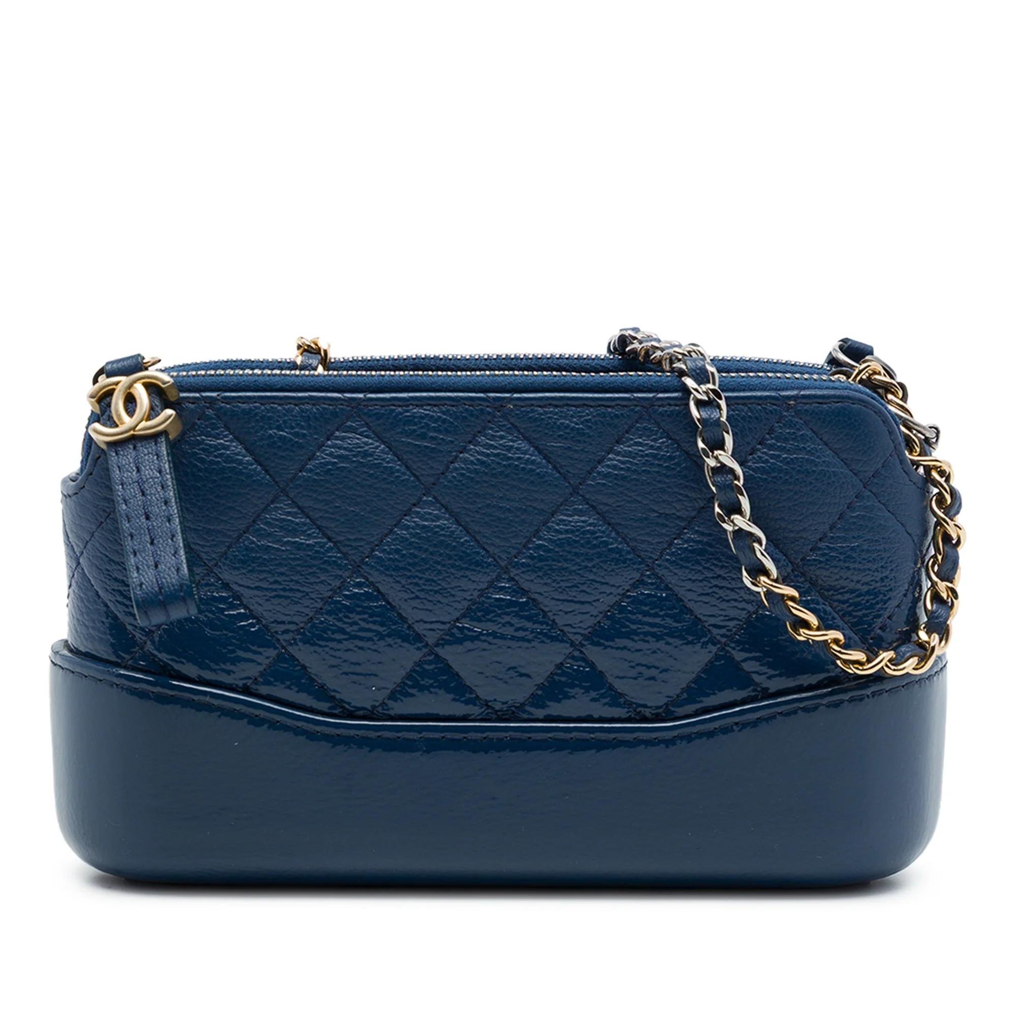 Gabrielle patent leather handbag
