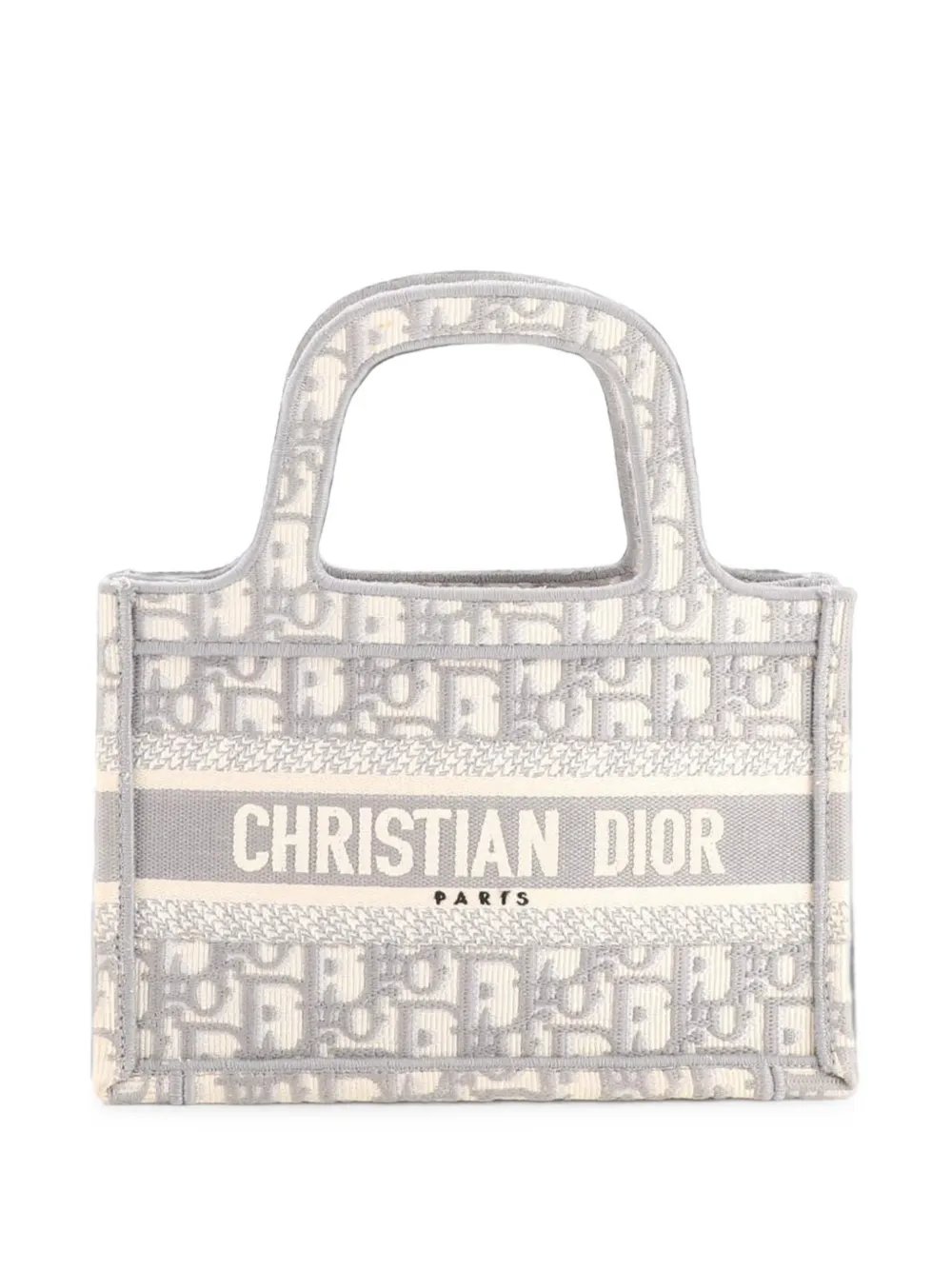 Book Oblique Canvas Mini tote bag