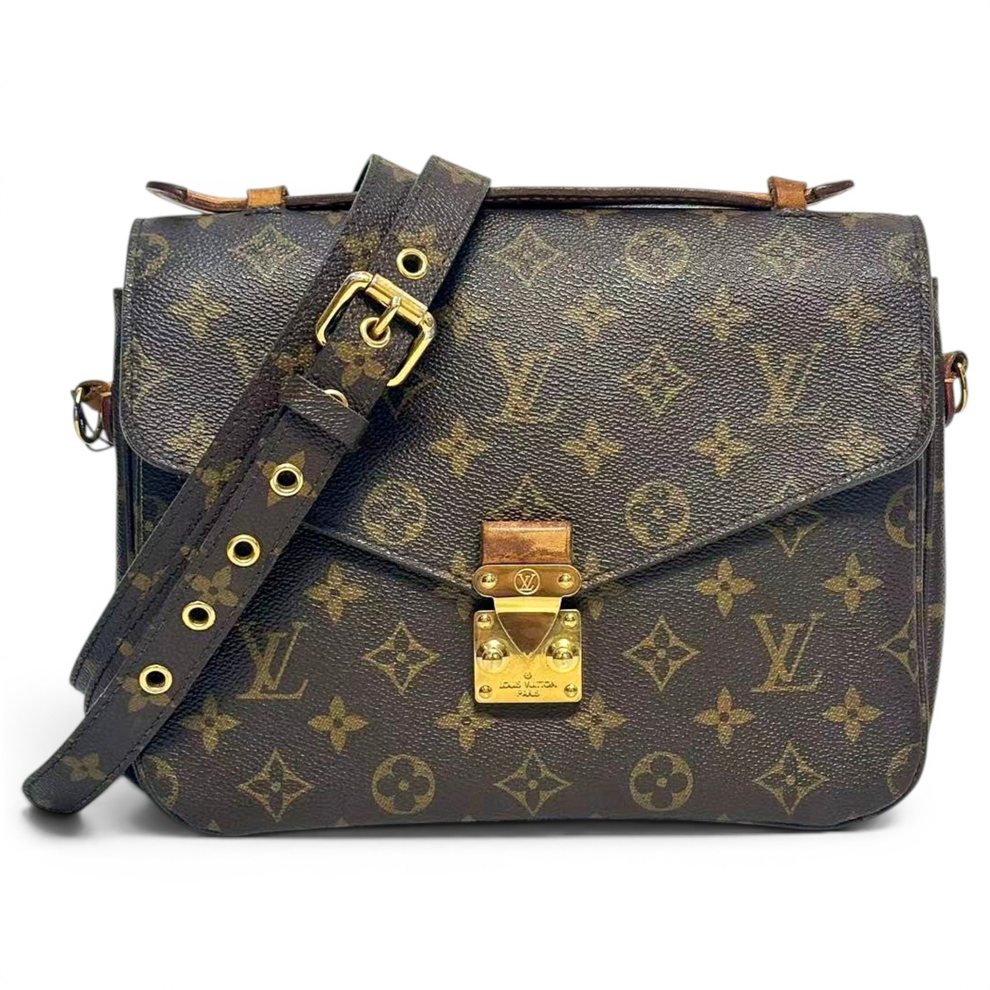 Metis leather crossbody bag