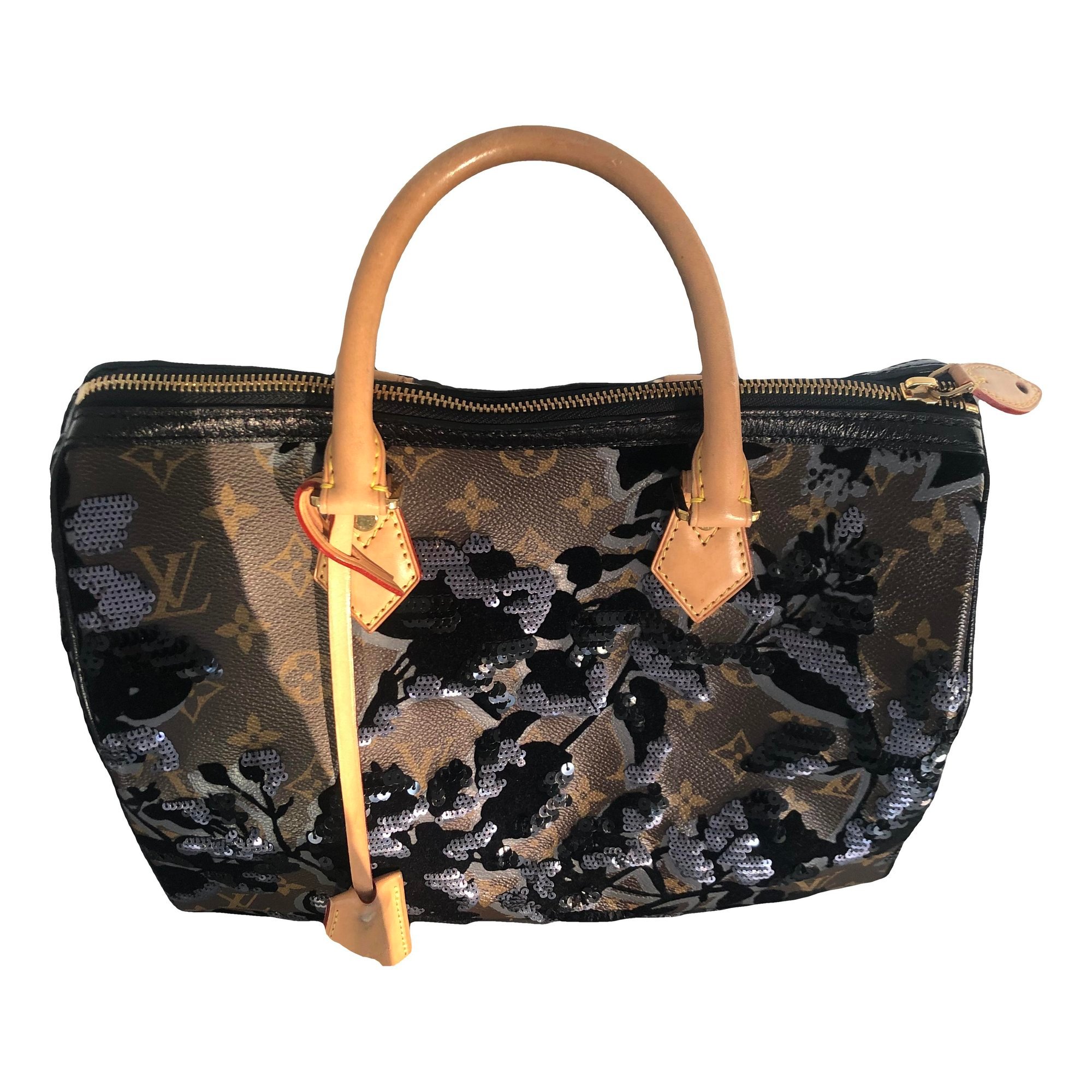 Speedy leather handbag
