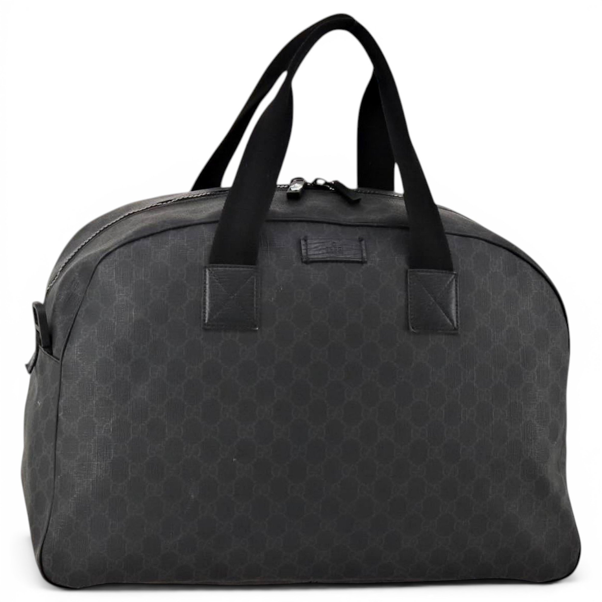 Boston leather bowling bag