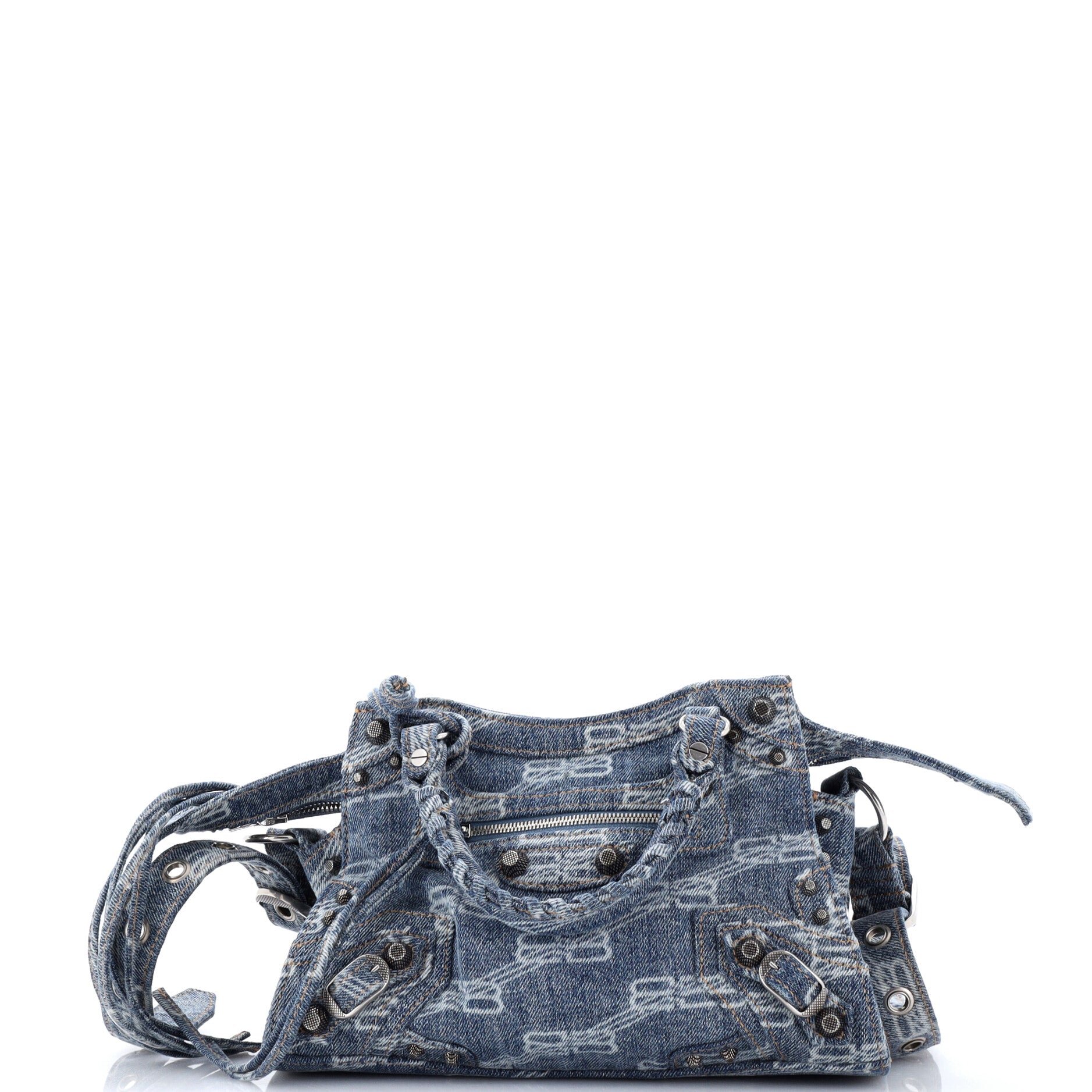Balenciaga Neo Cagole City Bag BB Denim XS