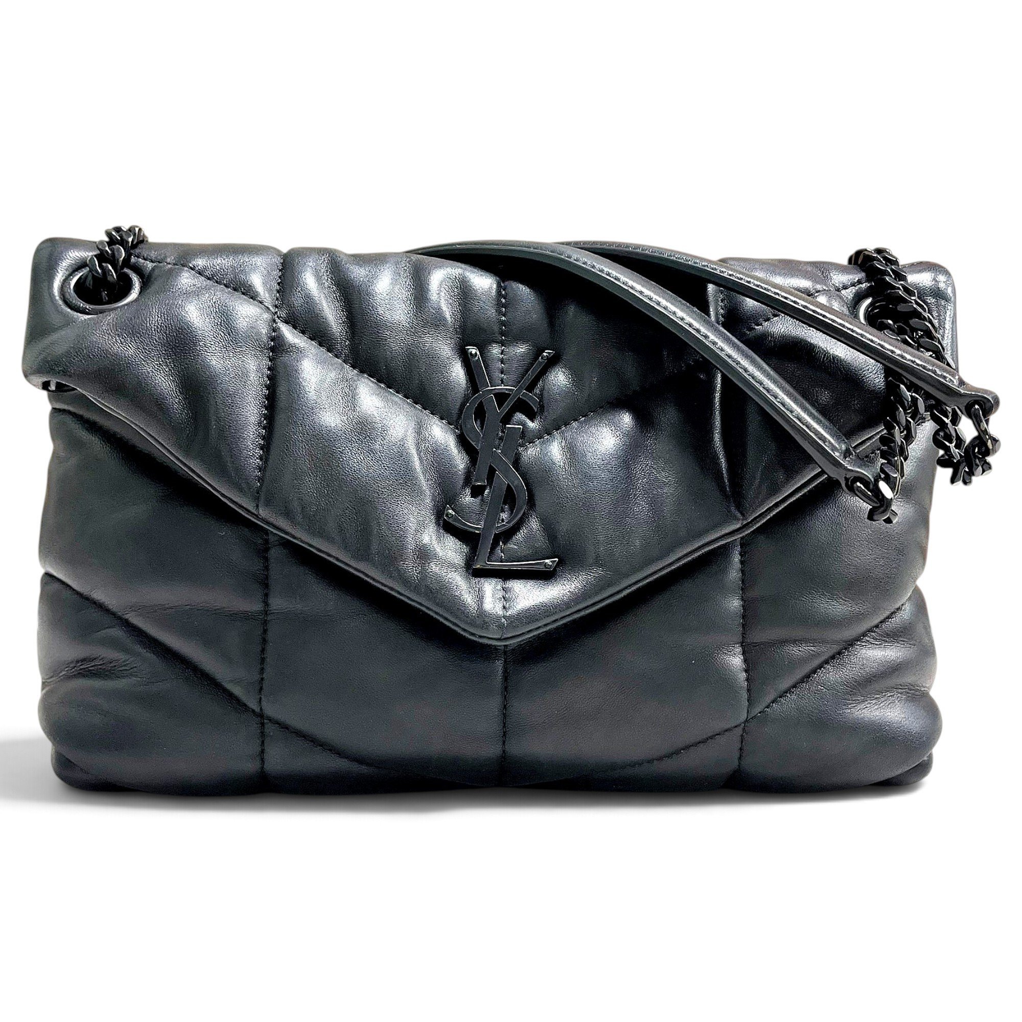 Saint Laurent Loulou Puffer leather handbag