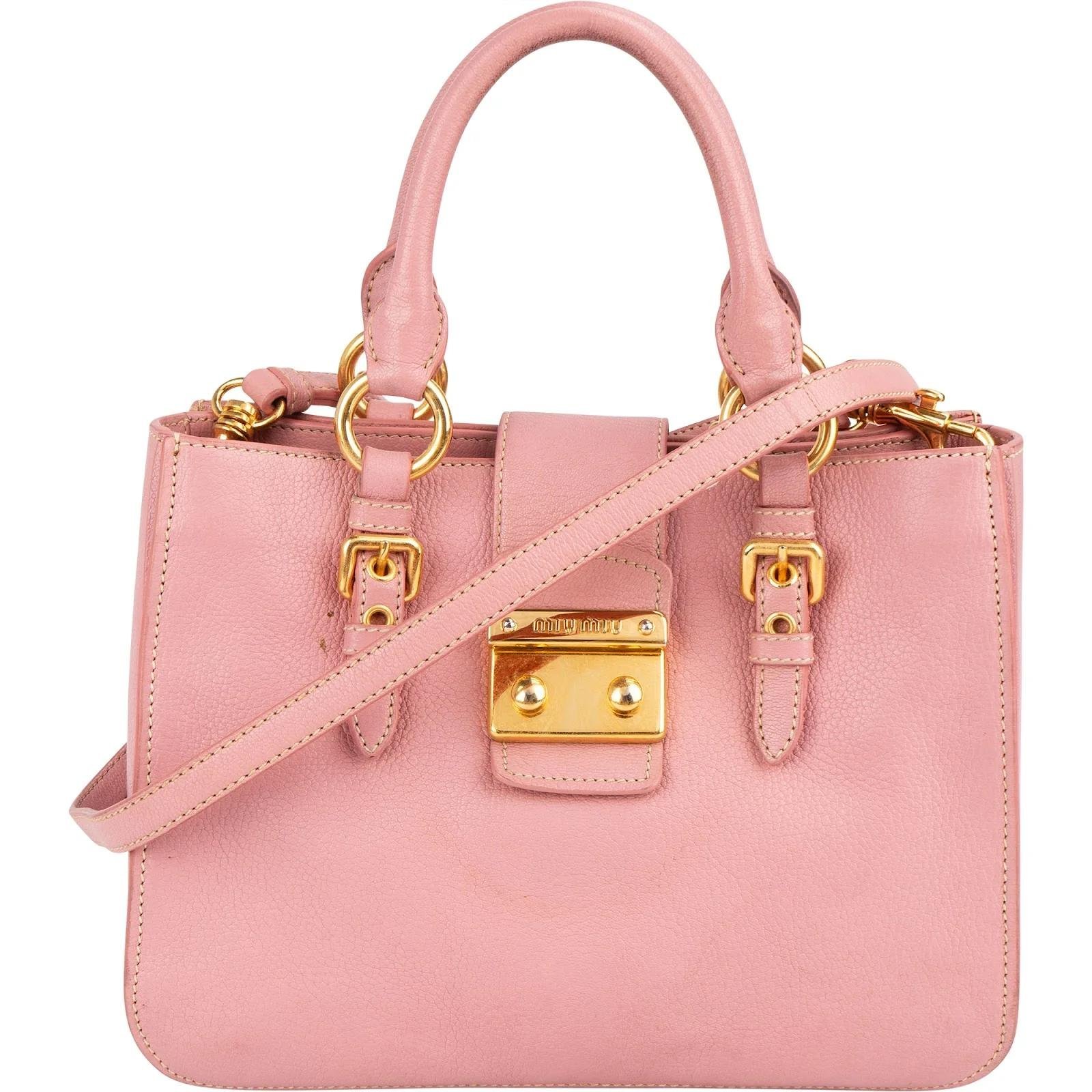 Madras leather handbag