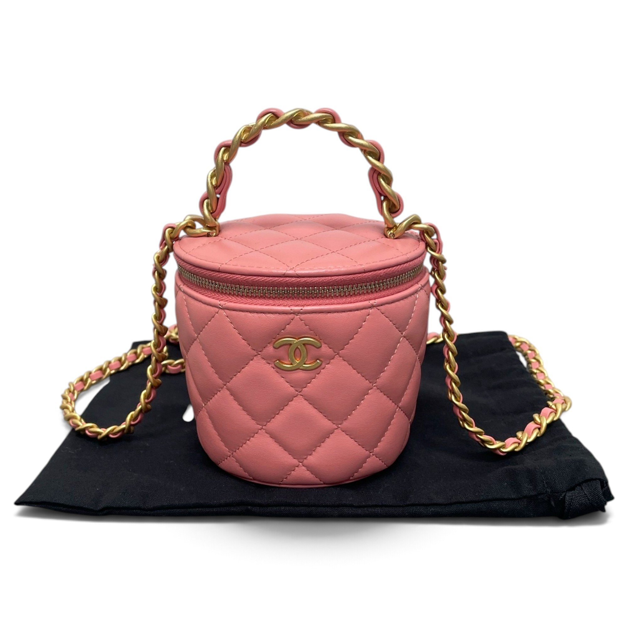 Trendy CC Vanity leather handbag