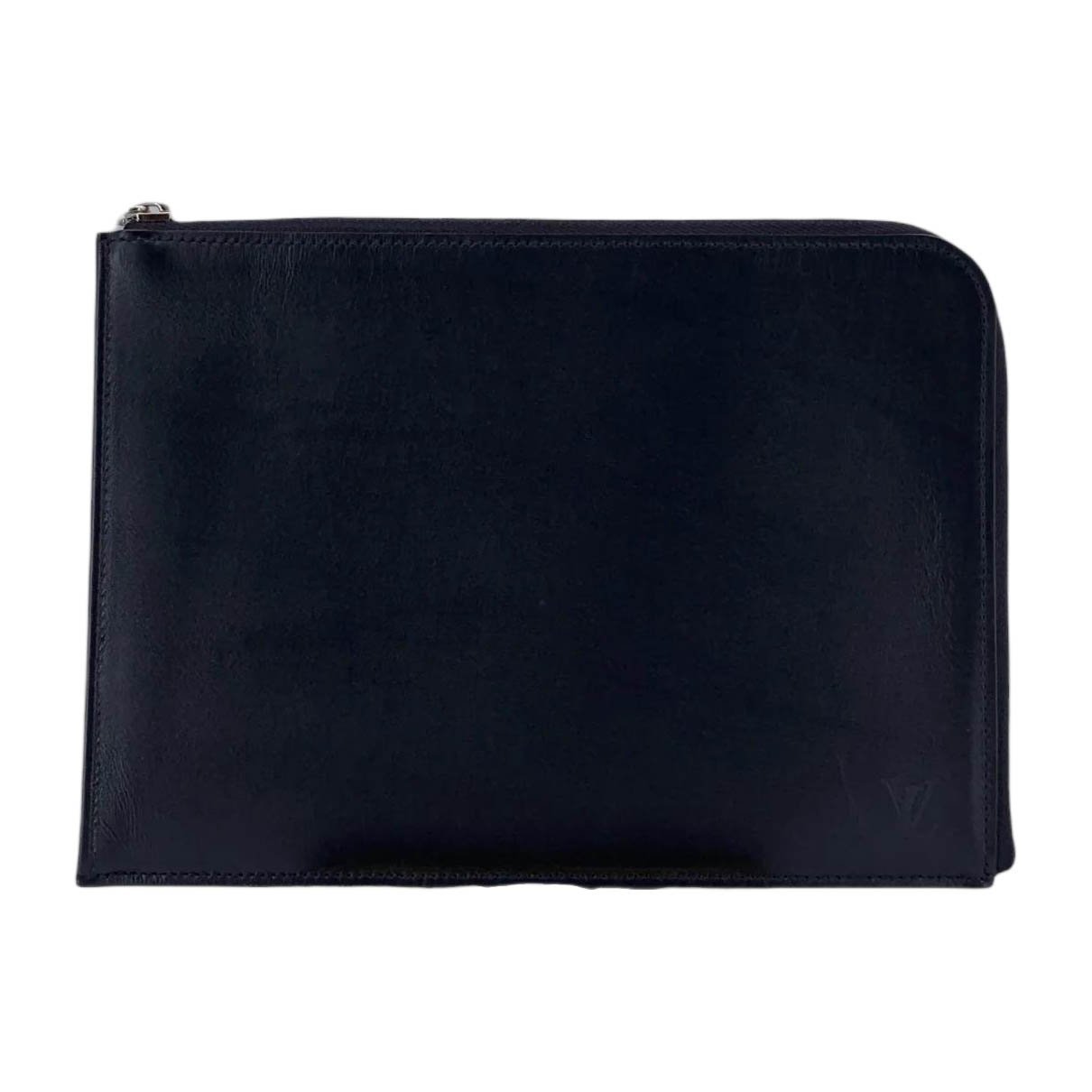 Leather clutch bag