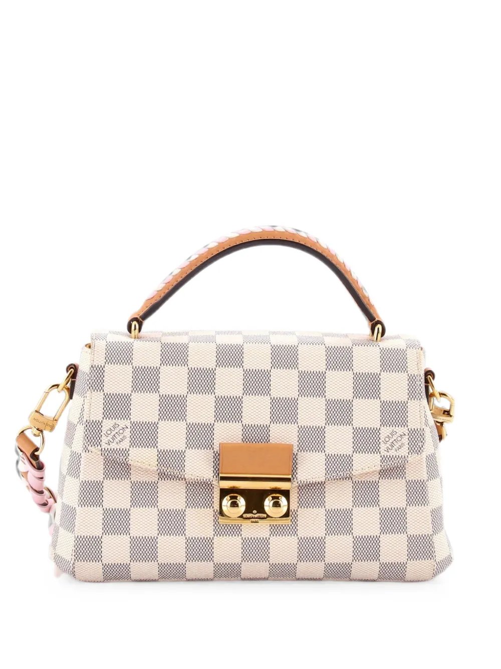 Croisette Handbag Damier with Braided Detail shoulder bag