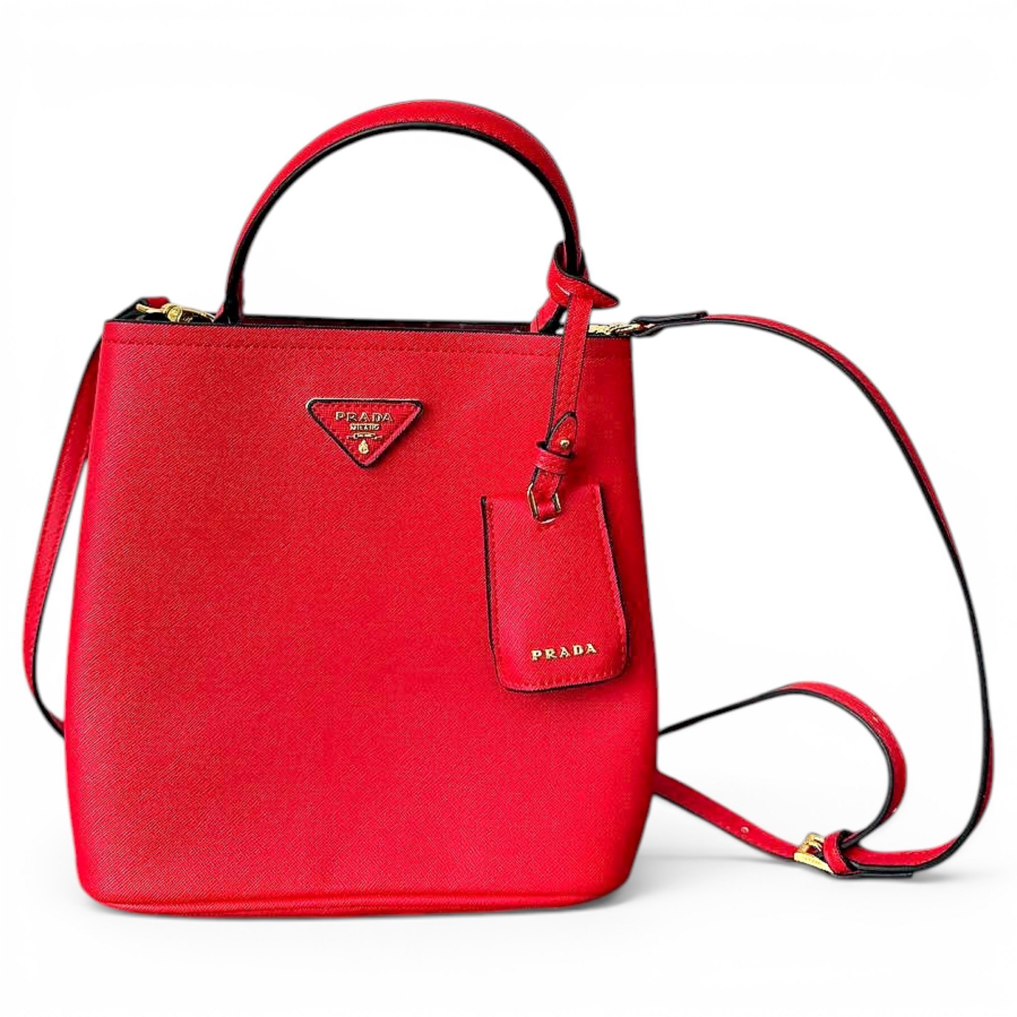Panier leather handbag
