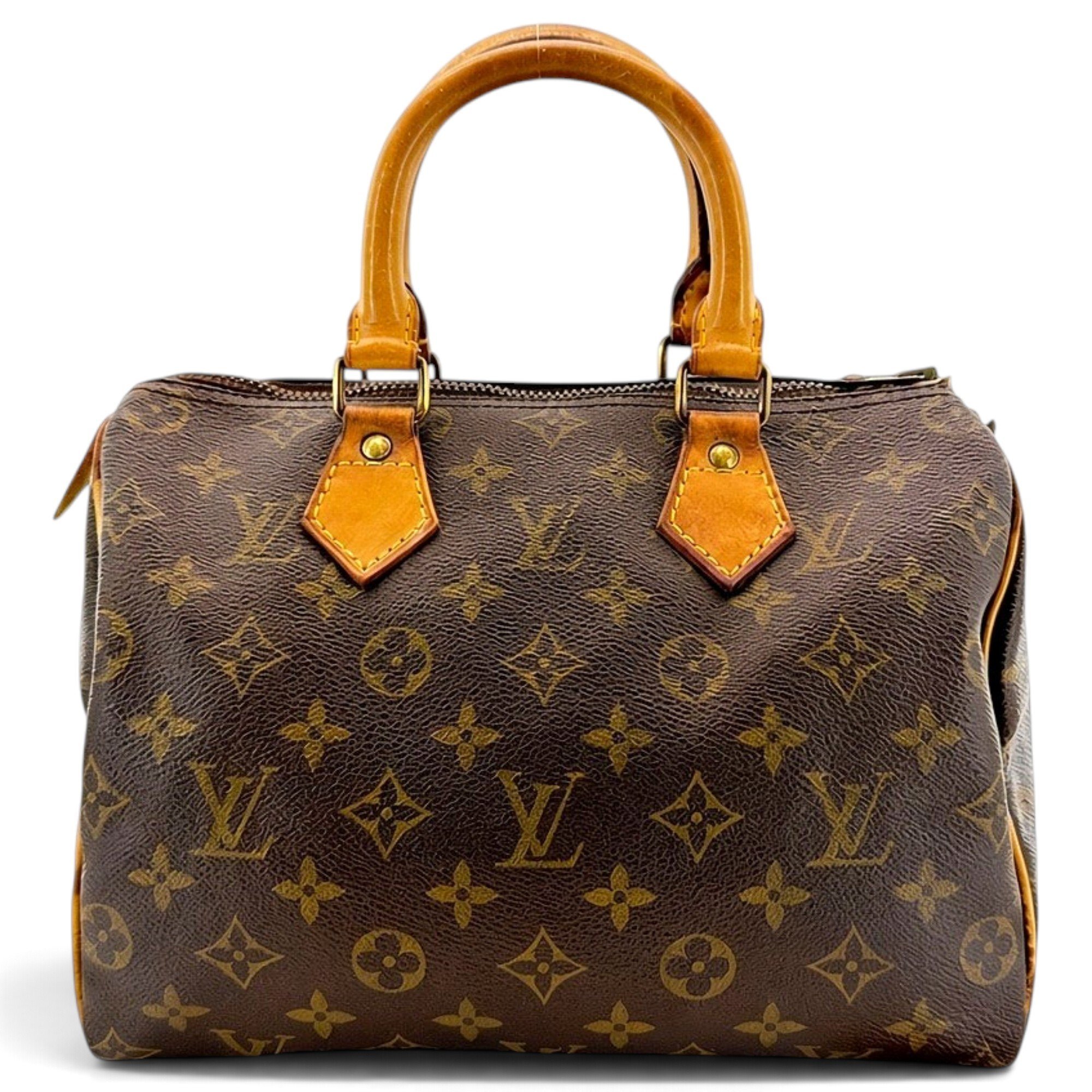 Speedy leather handbag