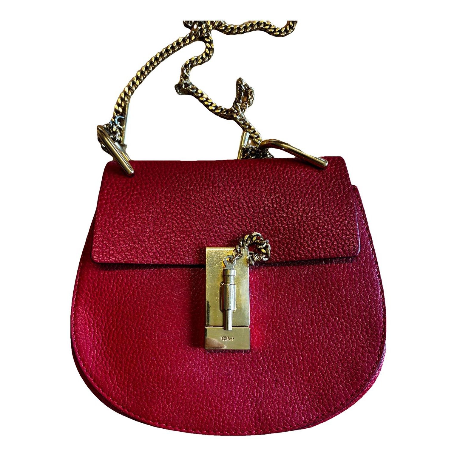 Drew leather crossbody bag