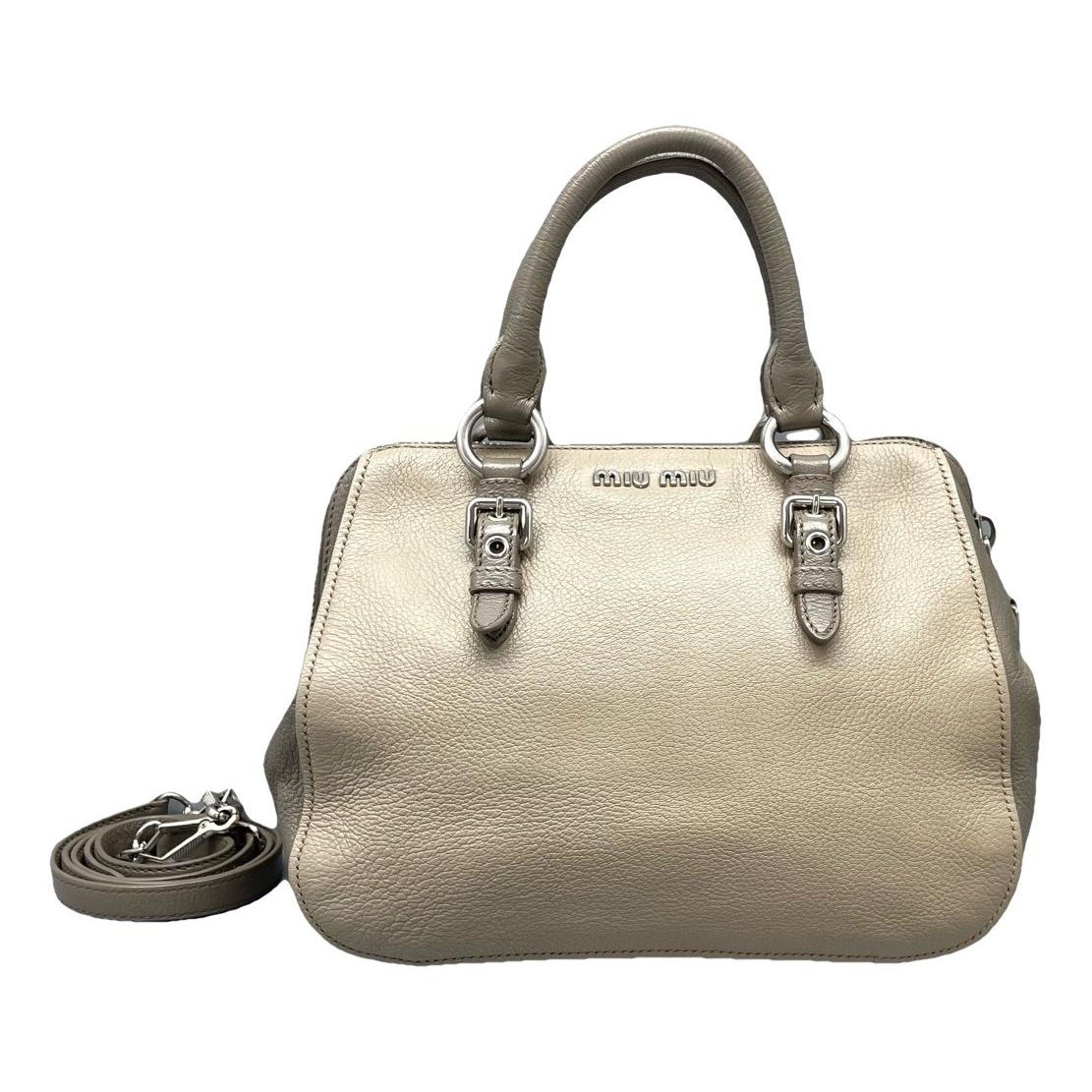 Leather handbag