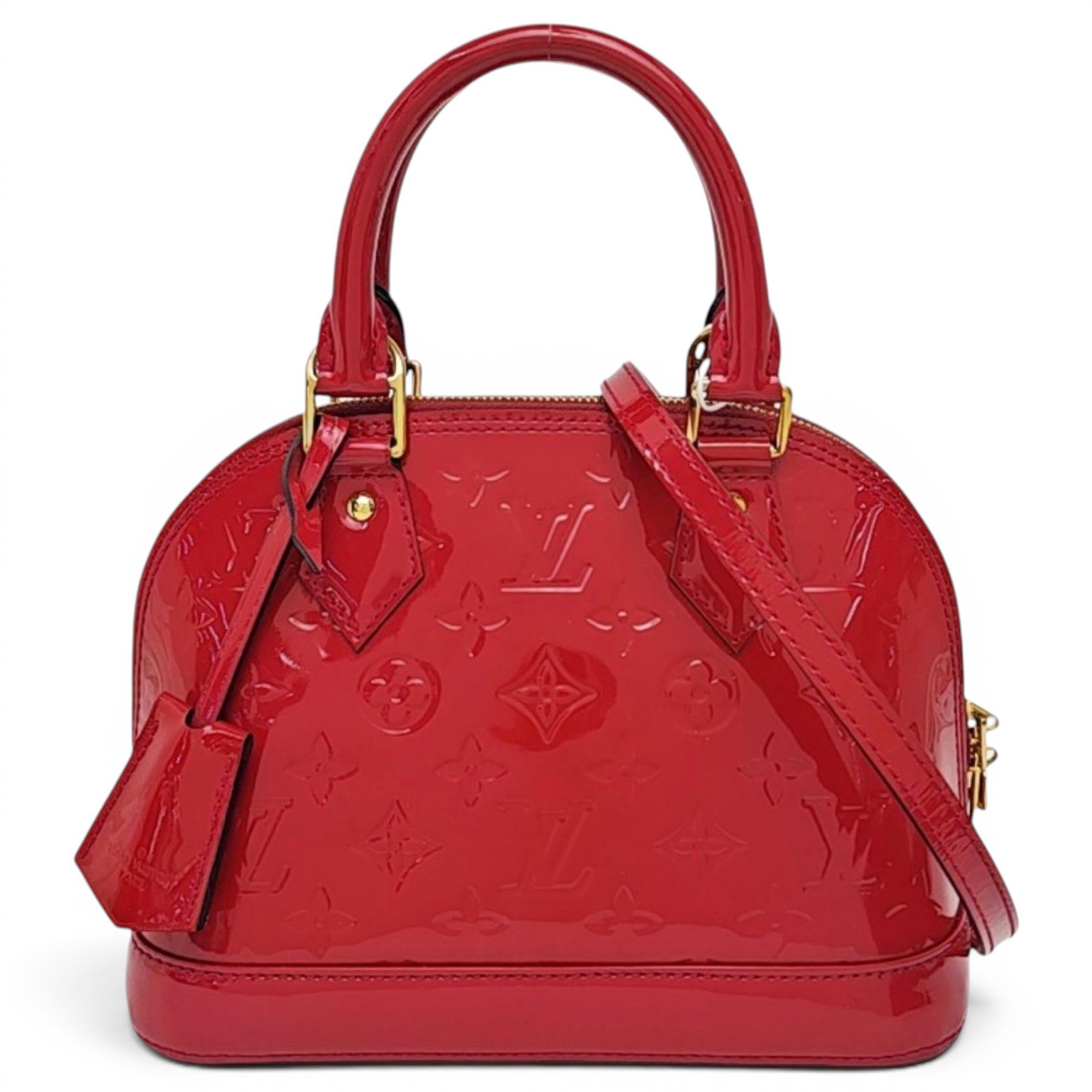 Alma BB patent leather handbag