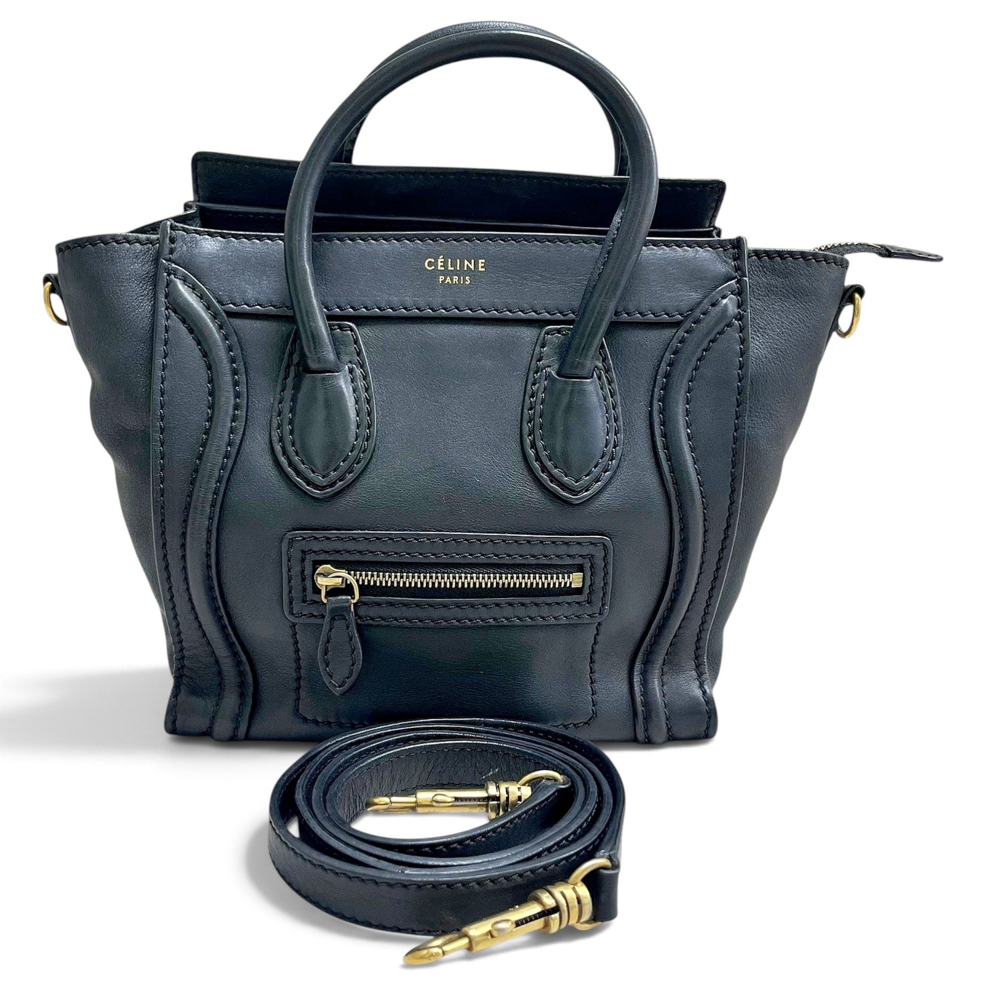Nano Luggage leather handbag