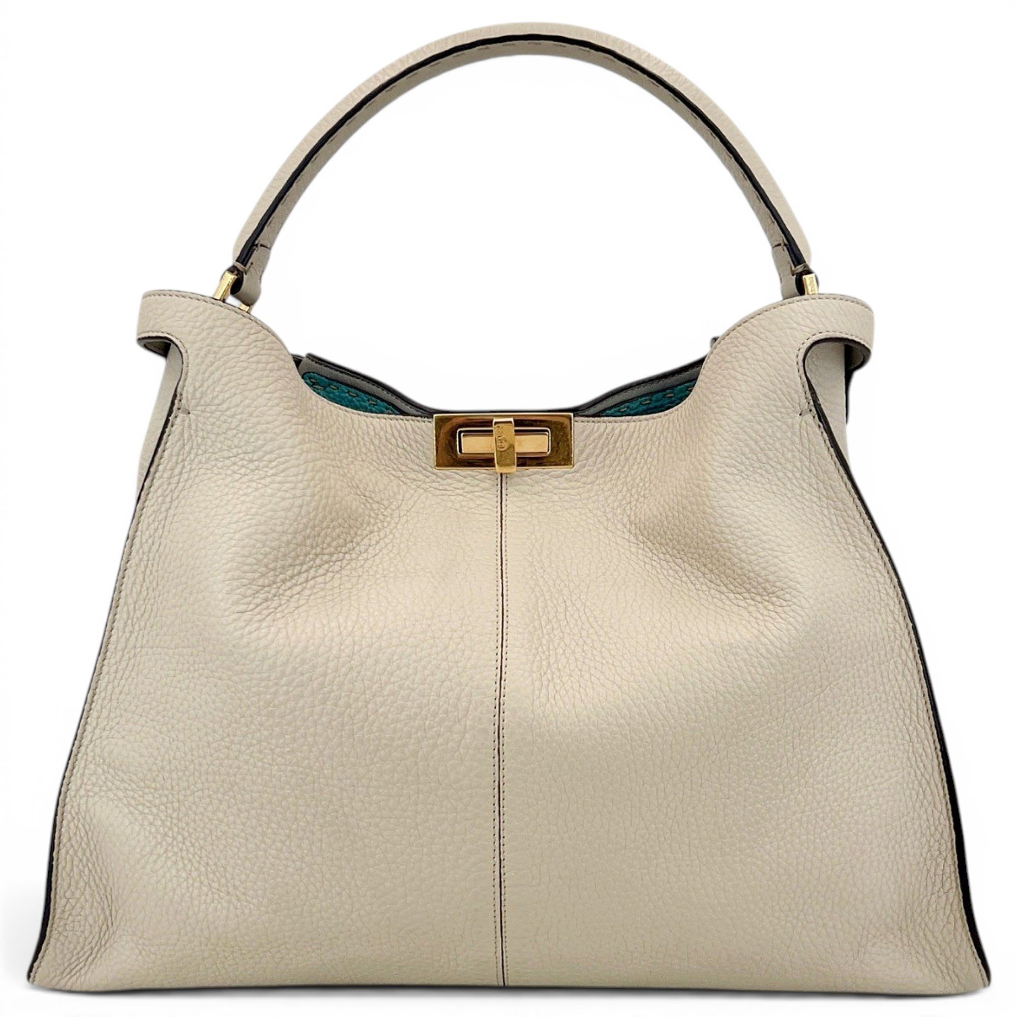 Peekaboo leather handbag