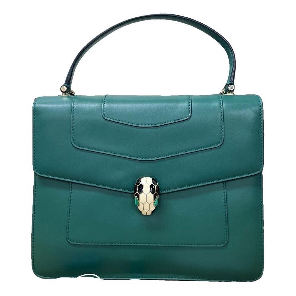 Serpenti leather handbag