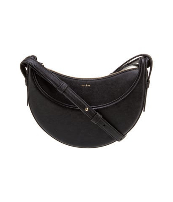 Polene Leather Messenger Bag