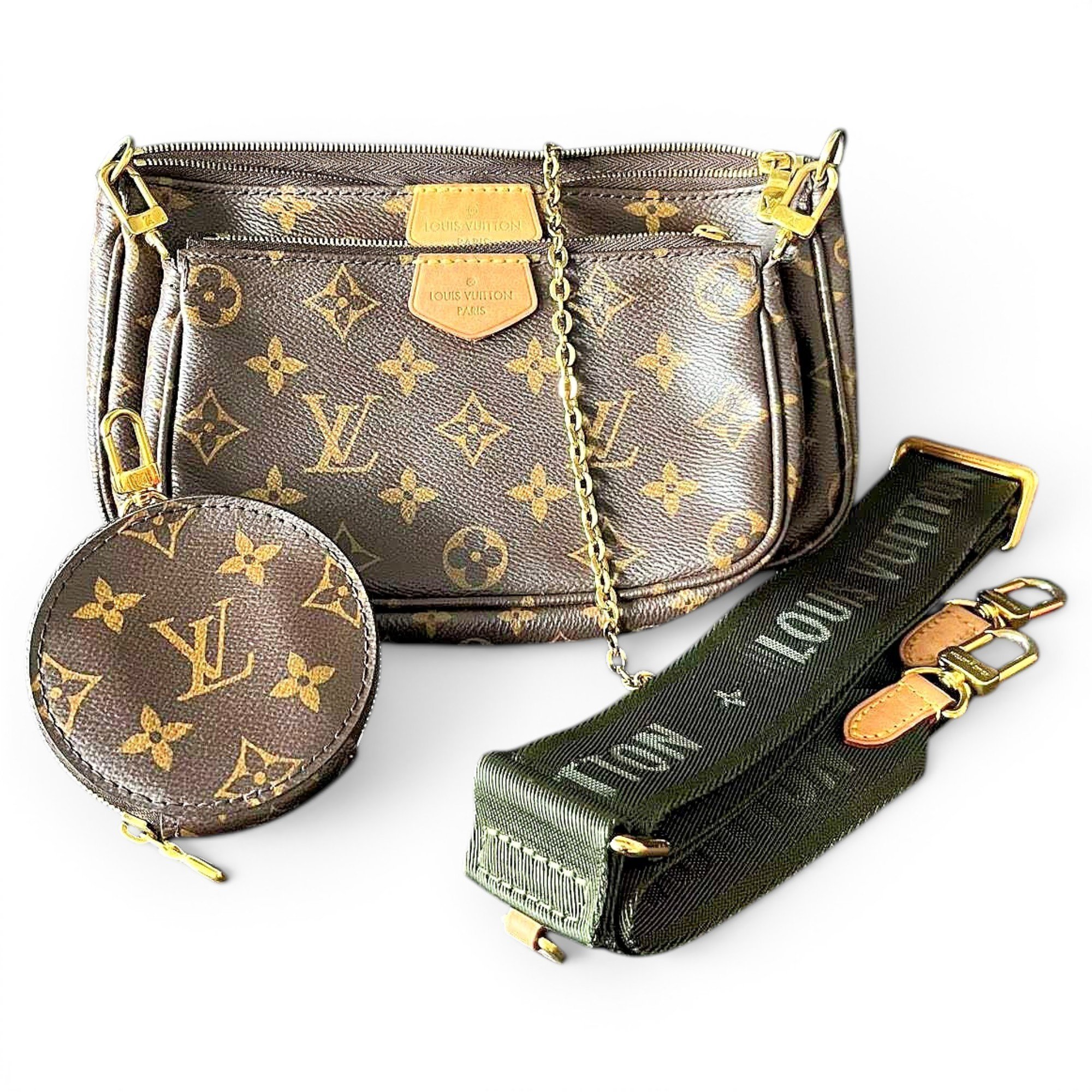 Multi Pochette Accessoires leather handbag