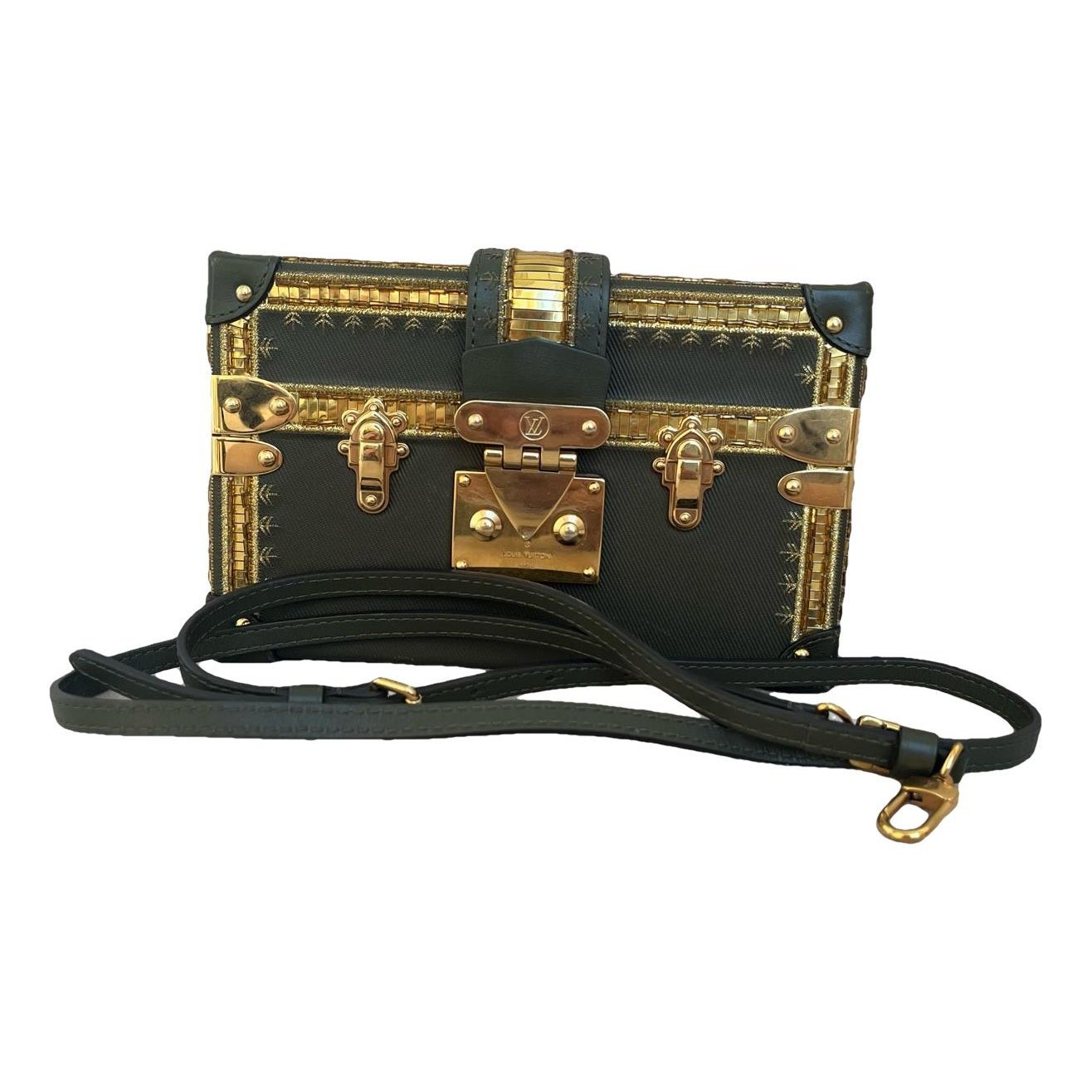 Petite Malle leather handbag