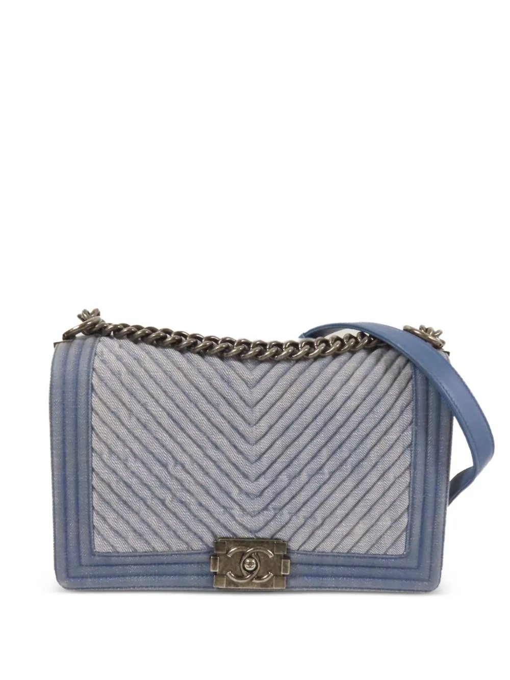 Boy CCturn-lock chain-strap shoulder bag