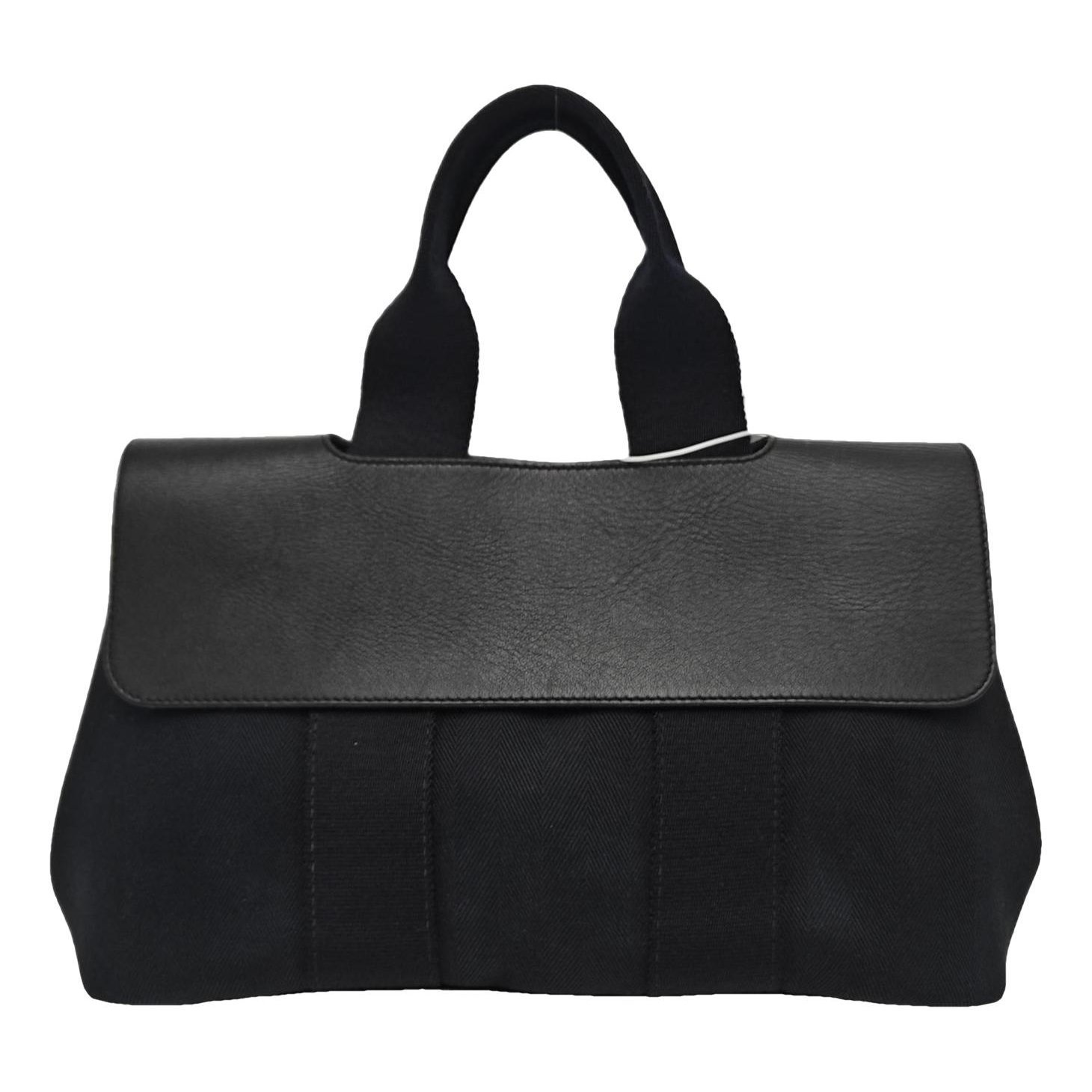 Hermes Valparaiso Handbag Black