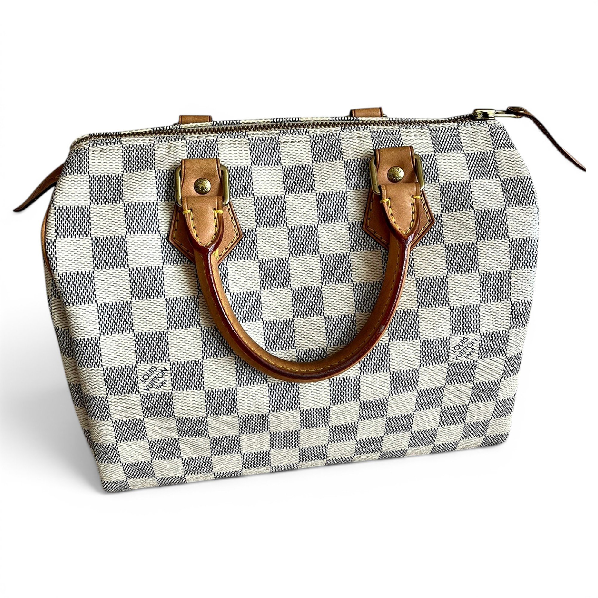 Speedy leather handbag