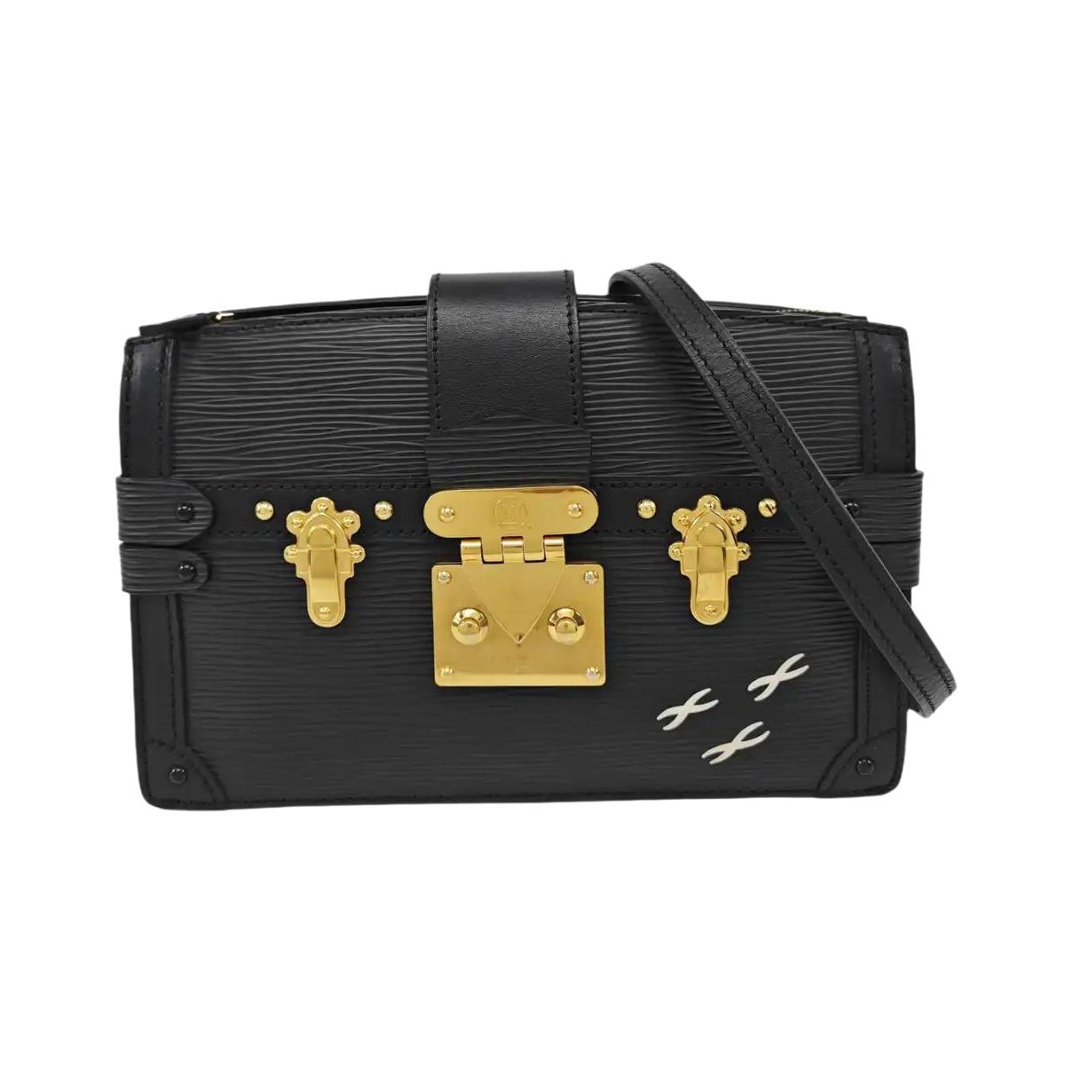 City Trunk leather crossbody bag