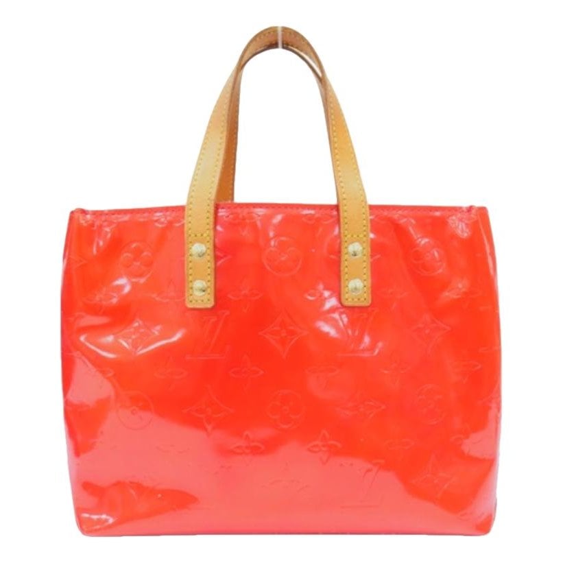 Reade patent leather handbag
