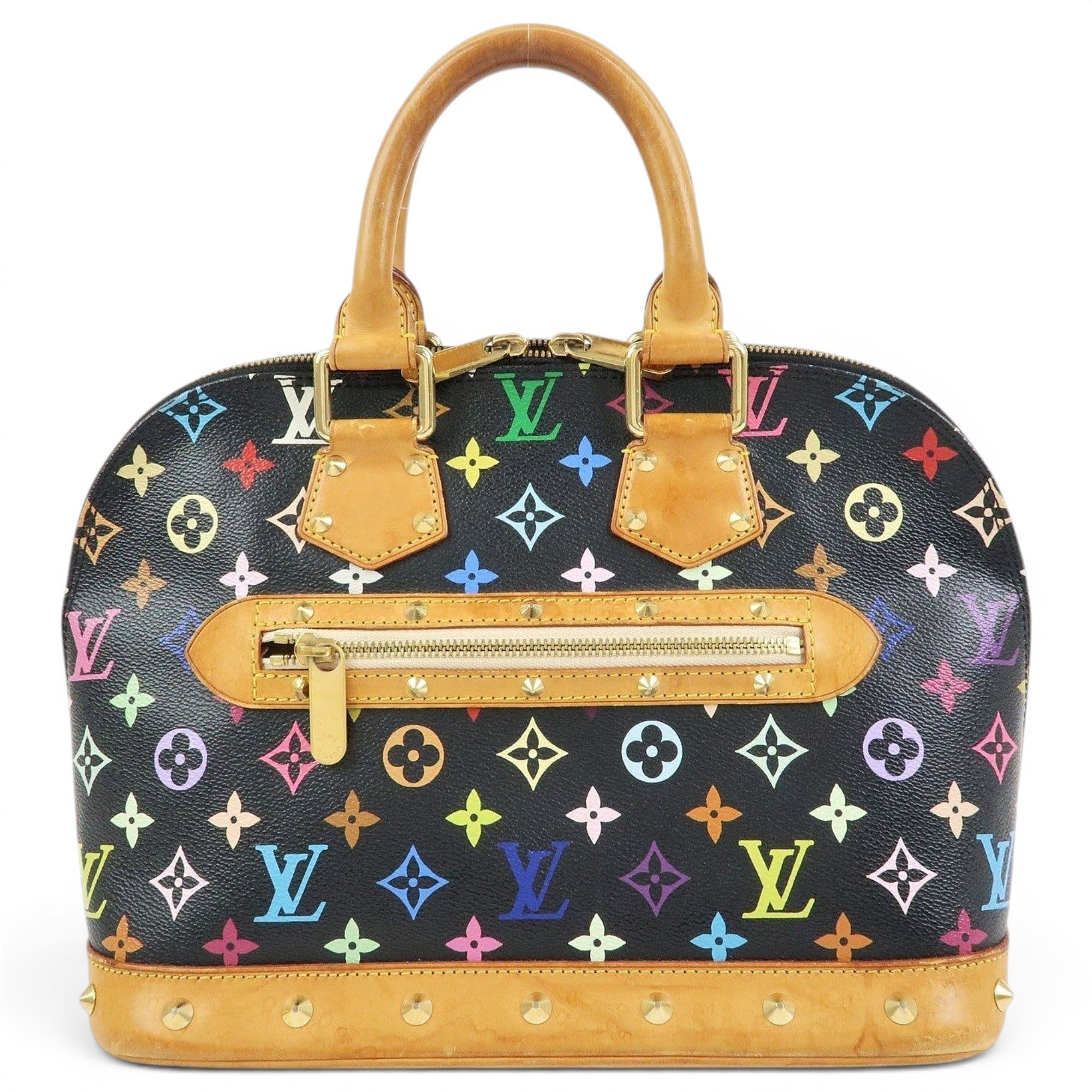 Alma leather handbag