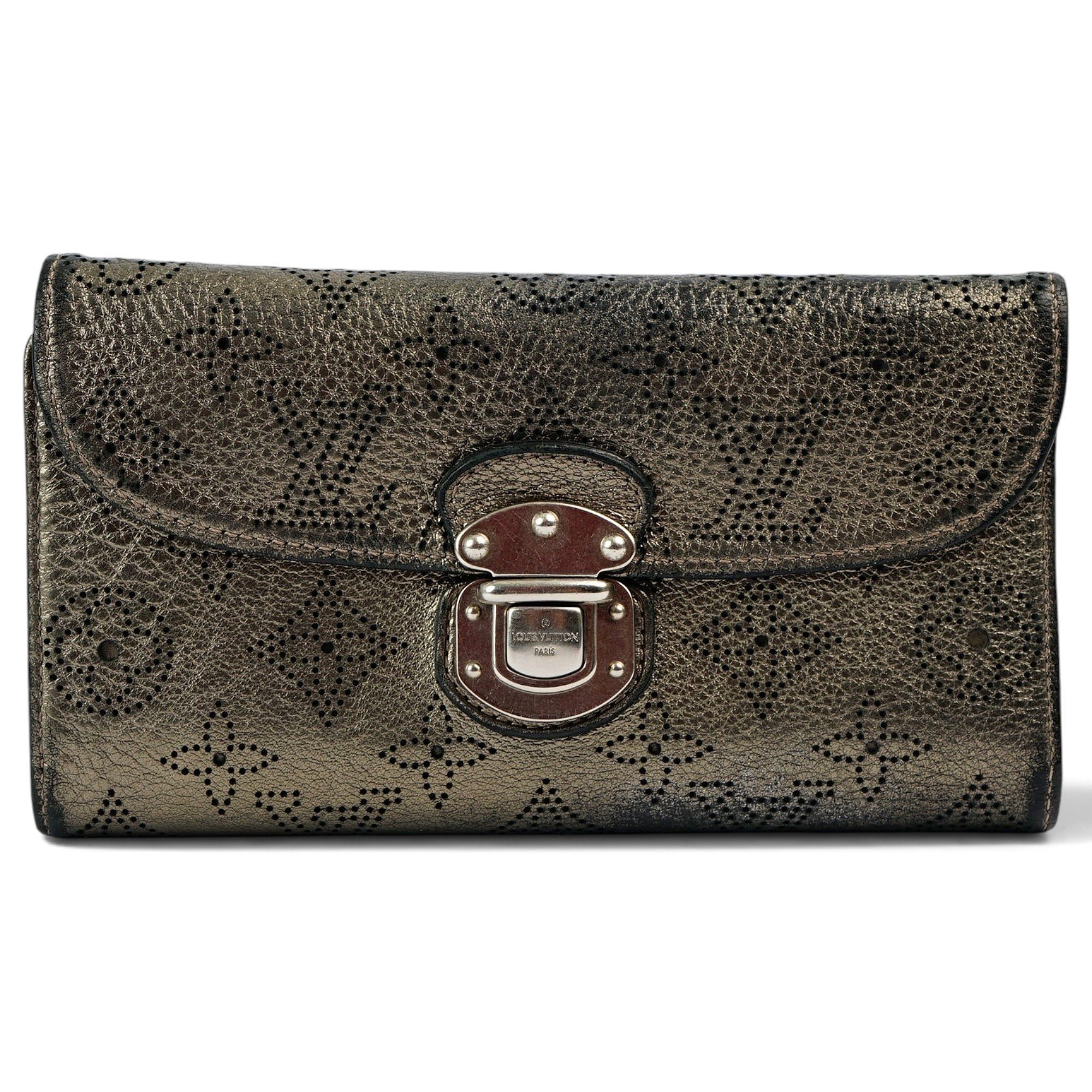 Leather clutch bag