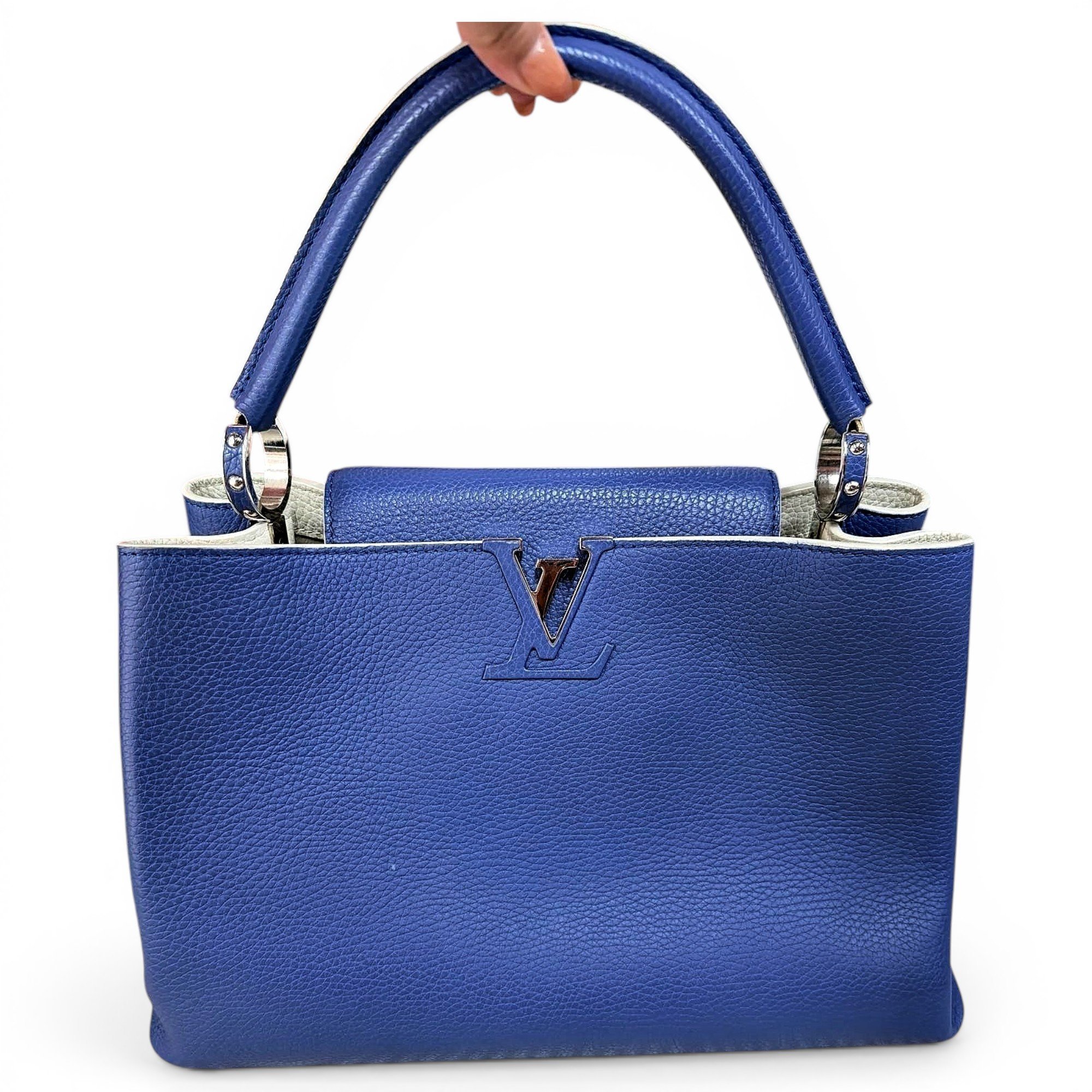 Capucines leather tote