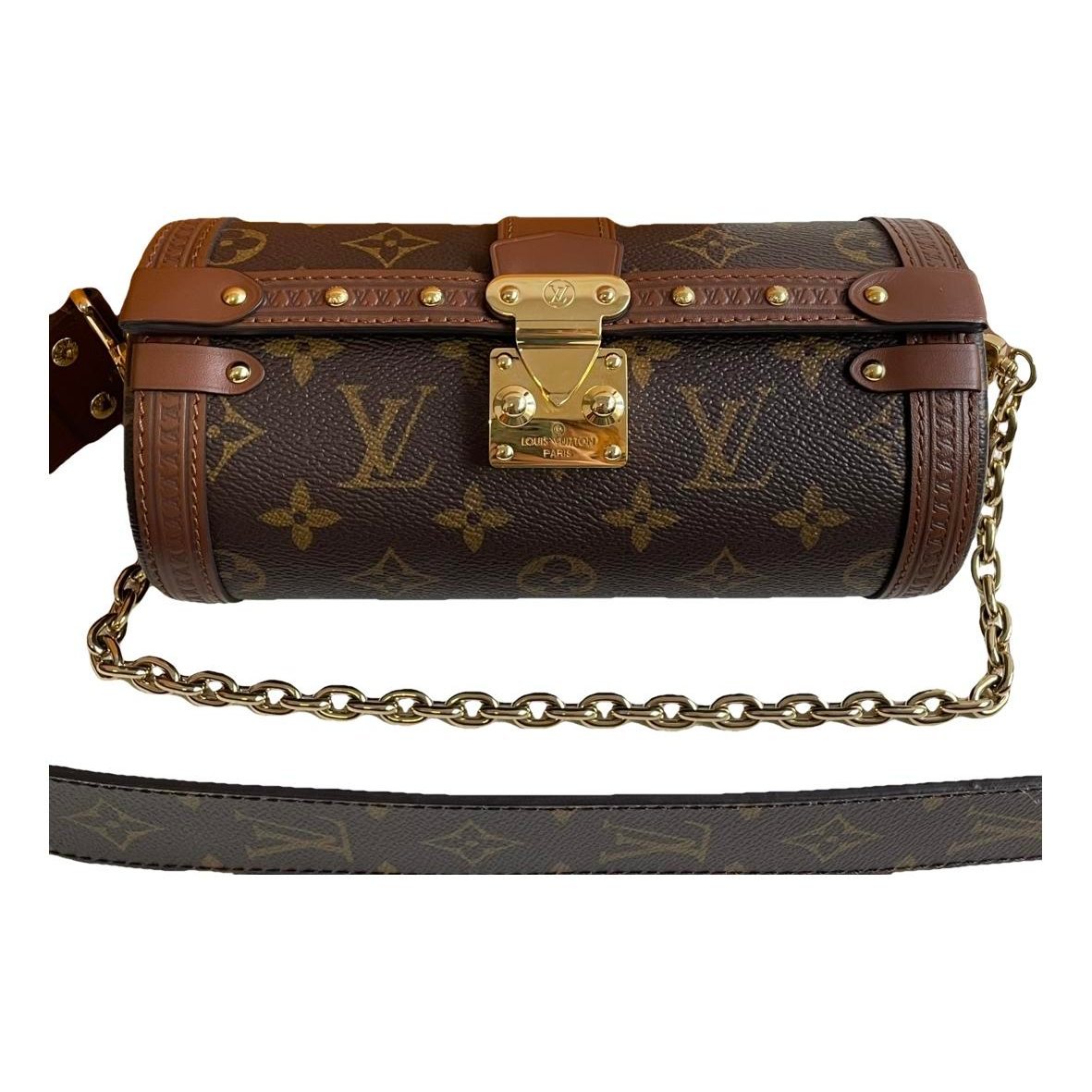 Papillon Trunk leather crossbody bag