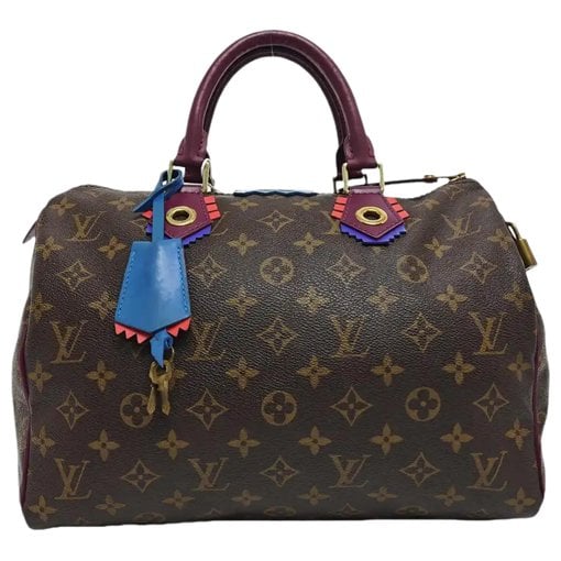 Louis Vuitton Nano Speedy / Mini HL leather handbag