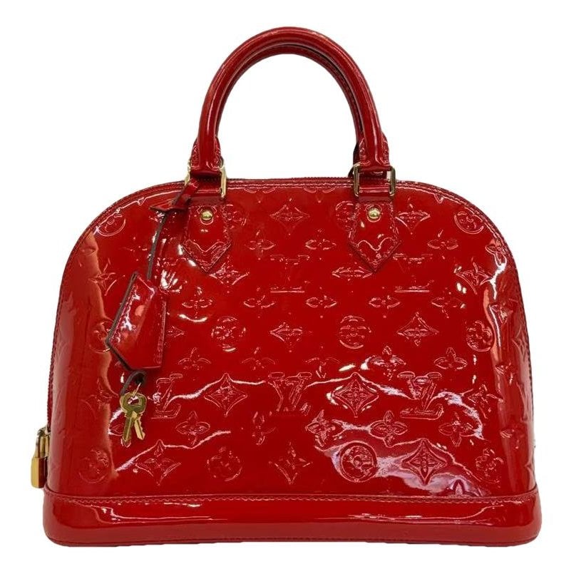 Alma patent leather handbag