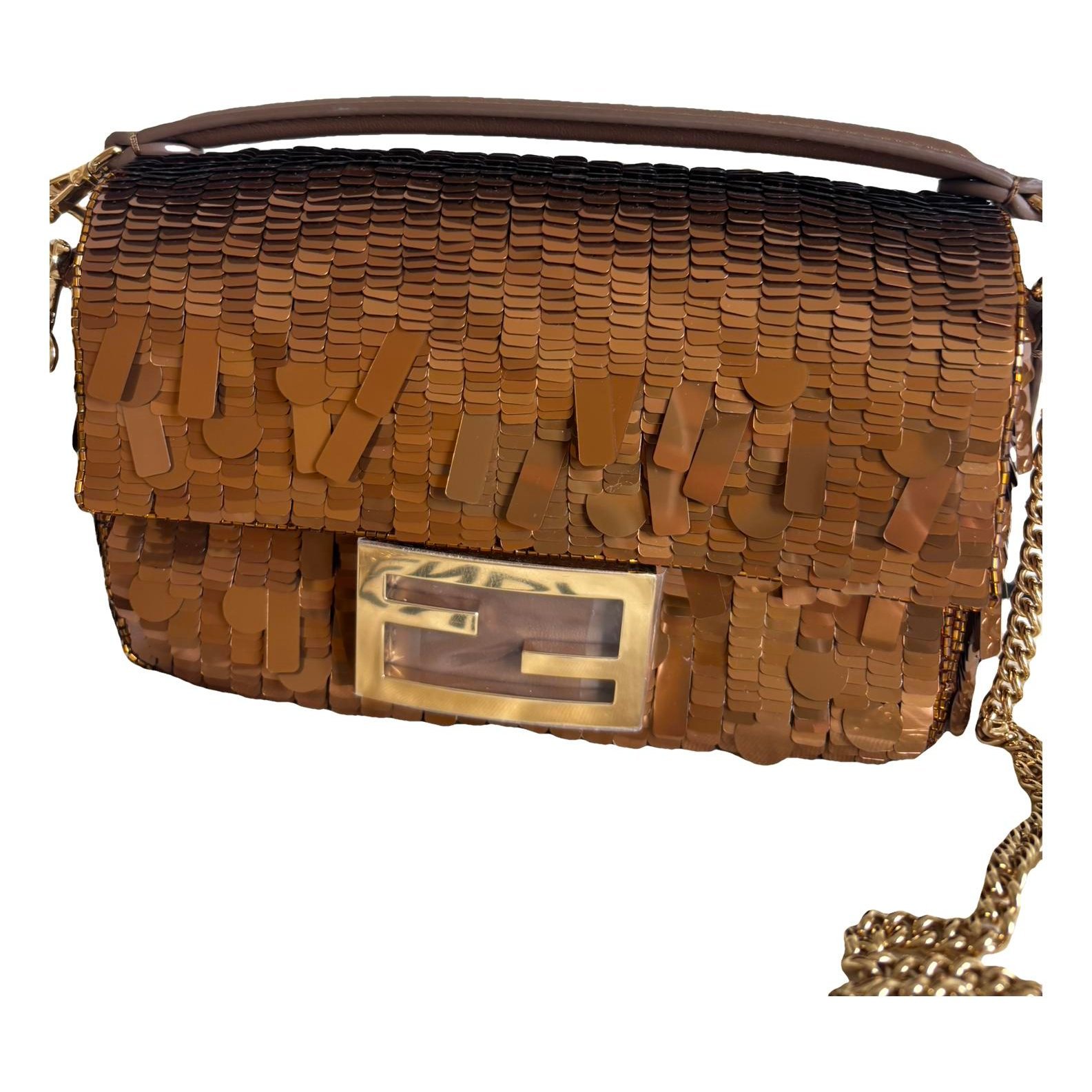 Baguette glitter handbag