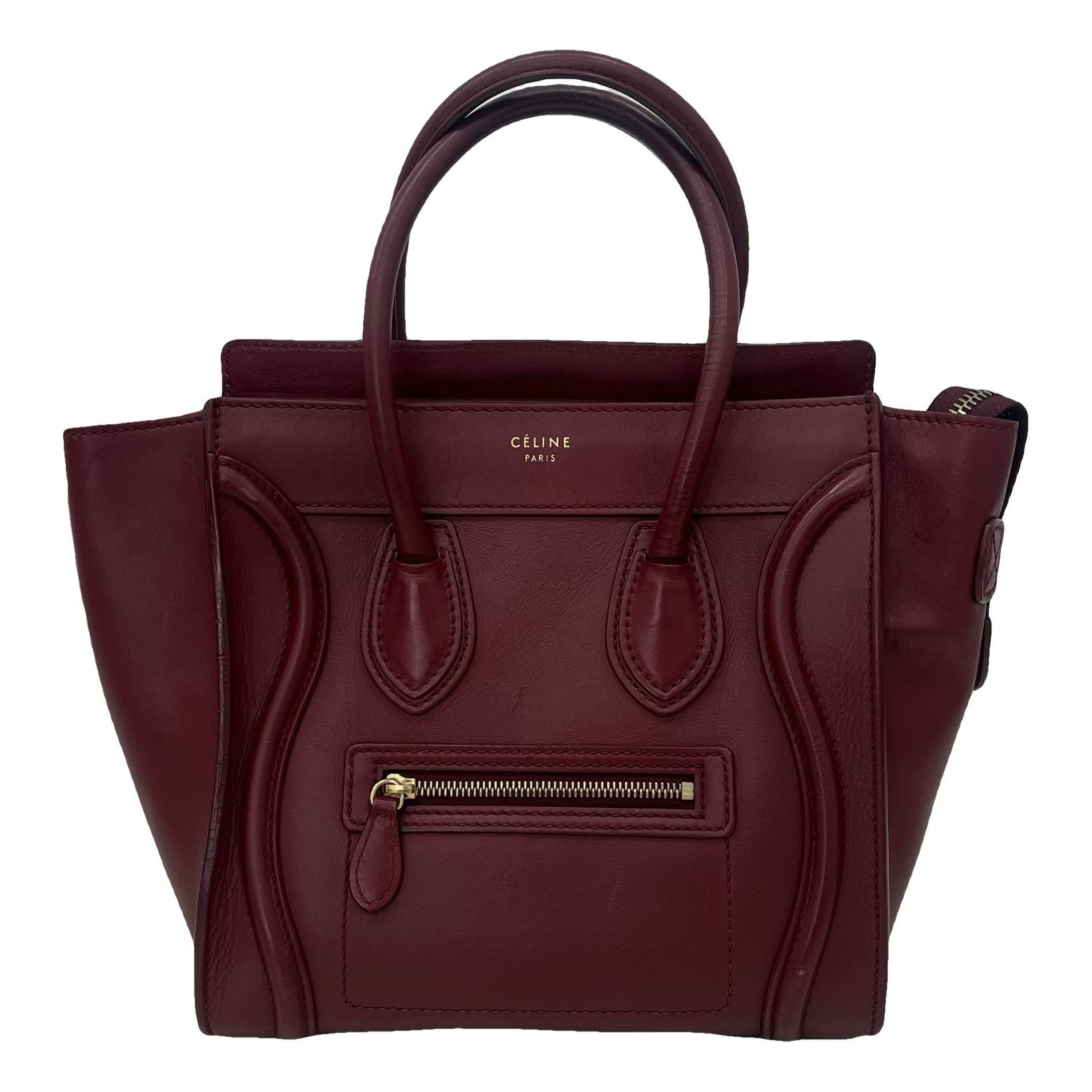 Luggage leather handbag