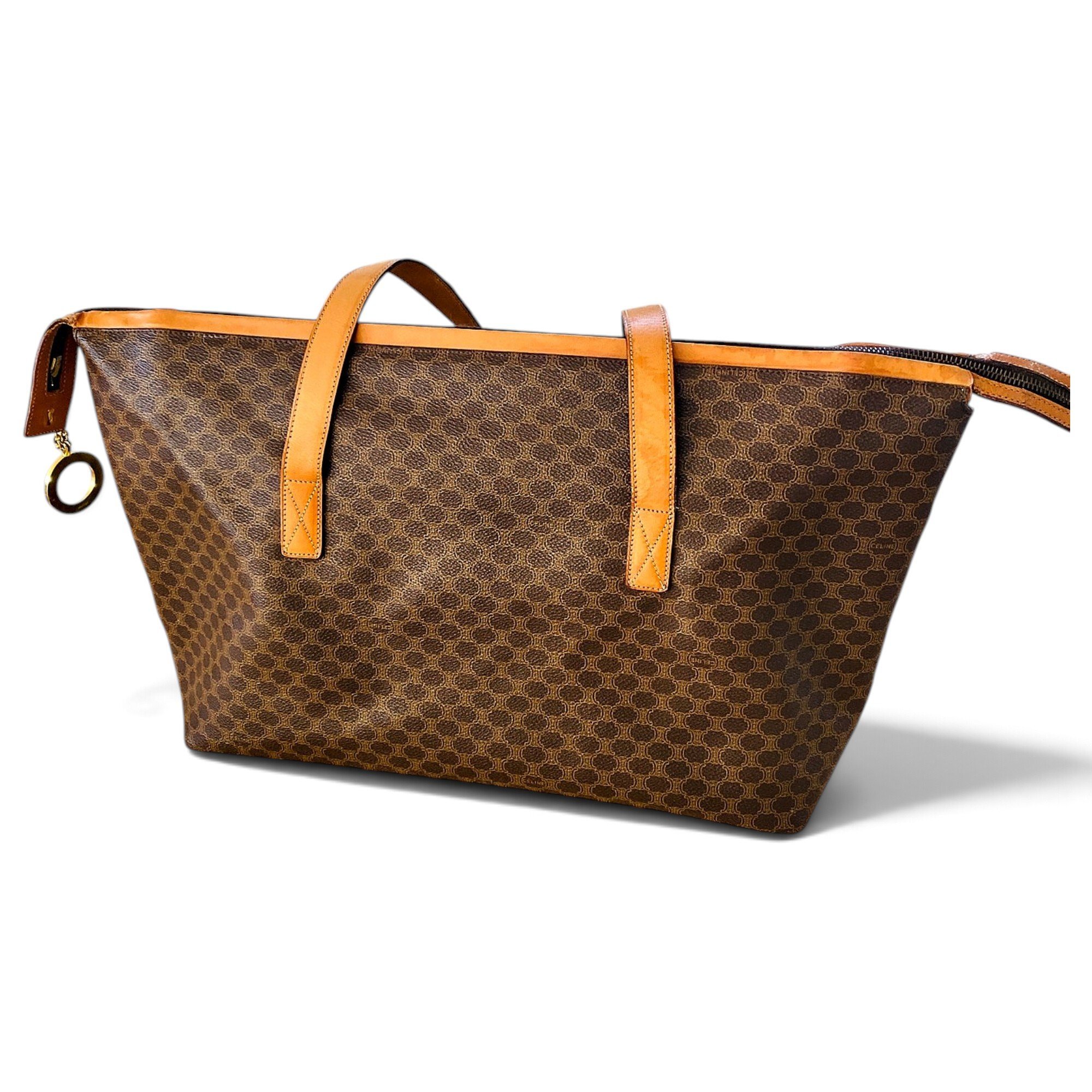 Cabas Horizotal leather tote
