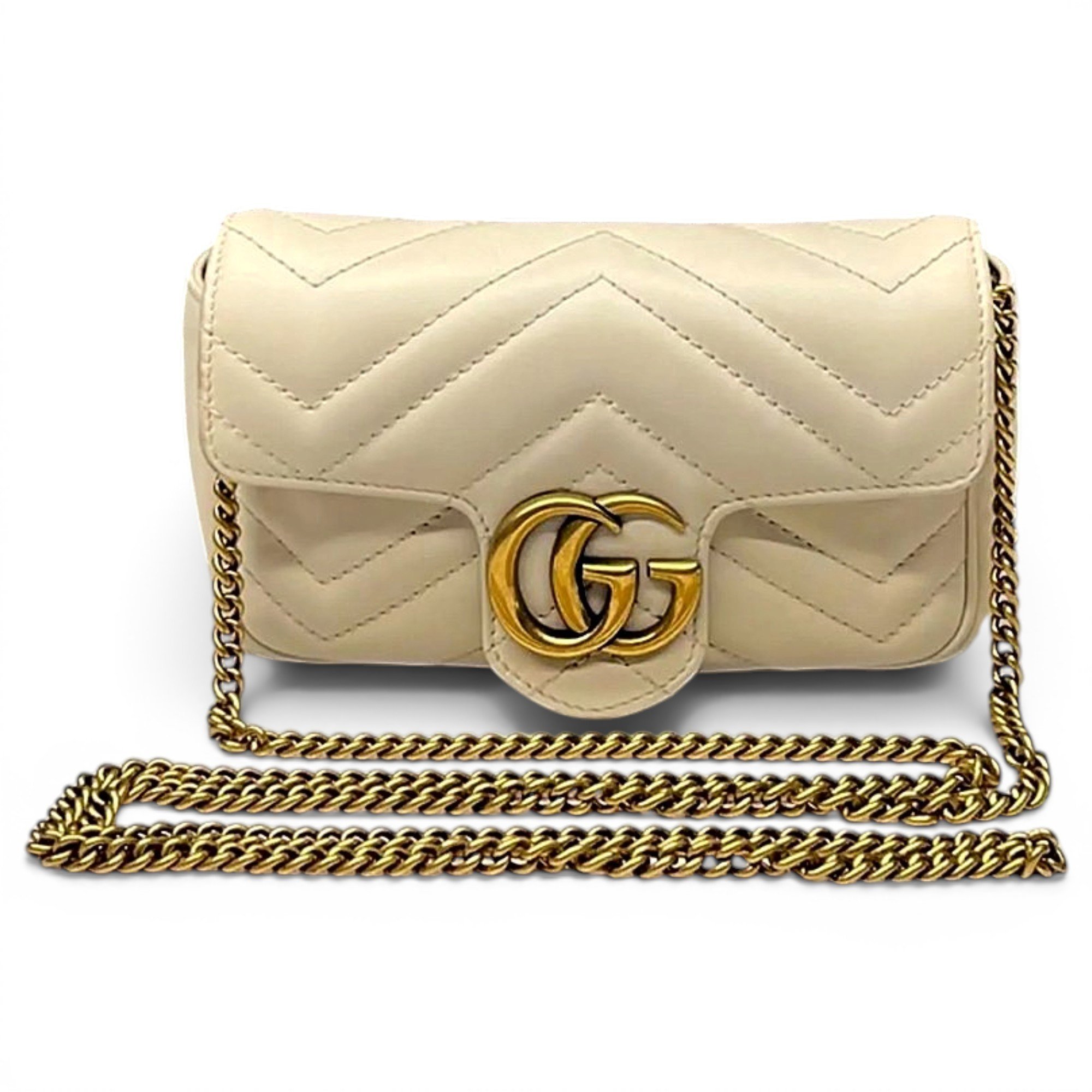 GG Marmont Chain leather crossbody bag
