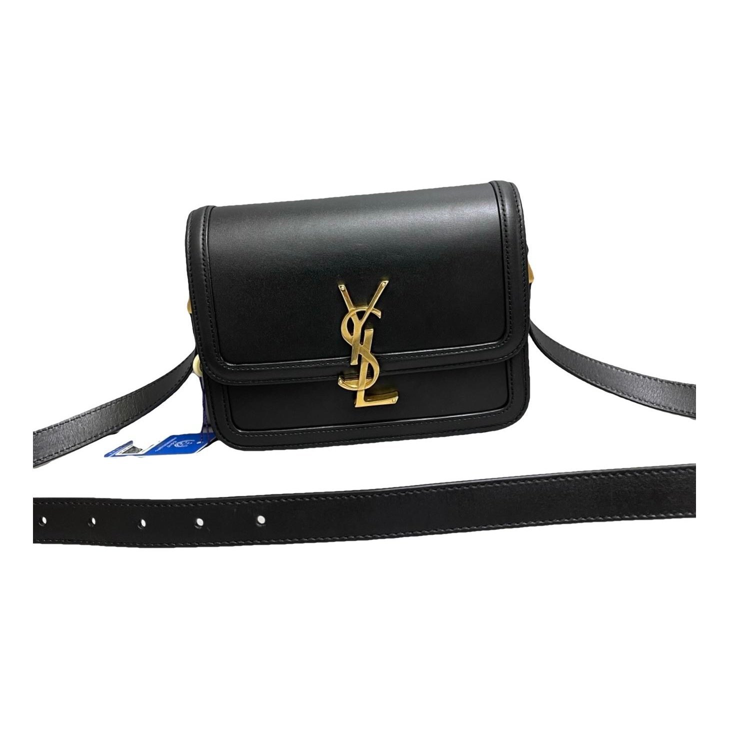 Solférino leather handbag