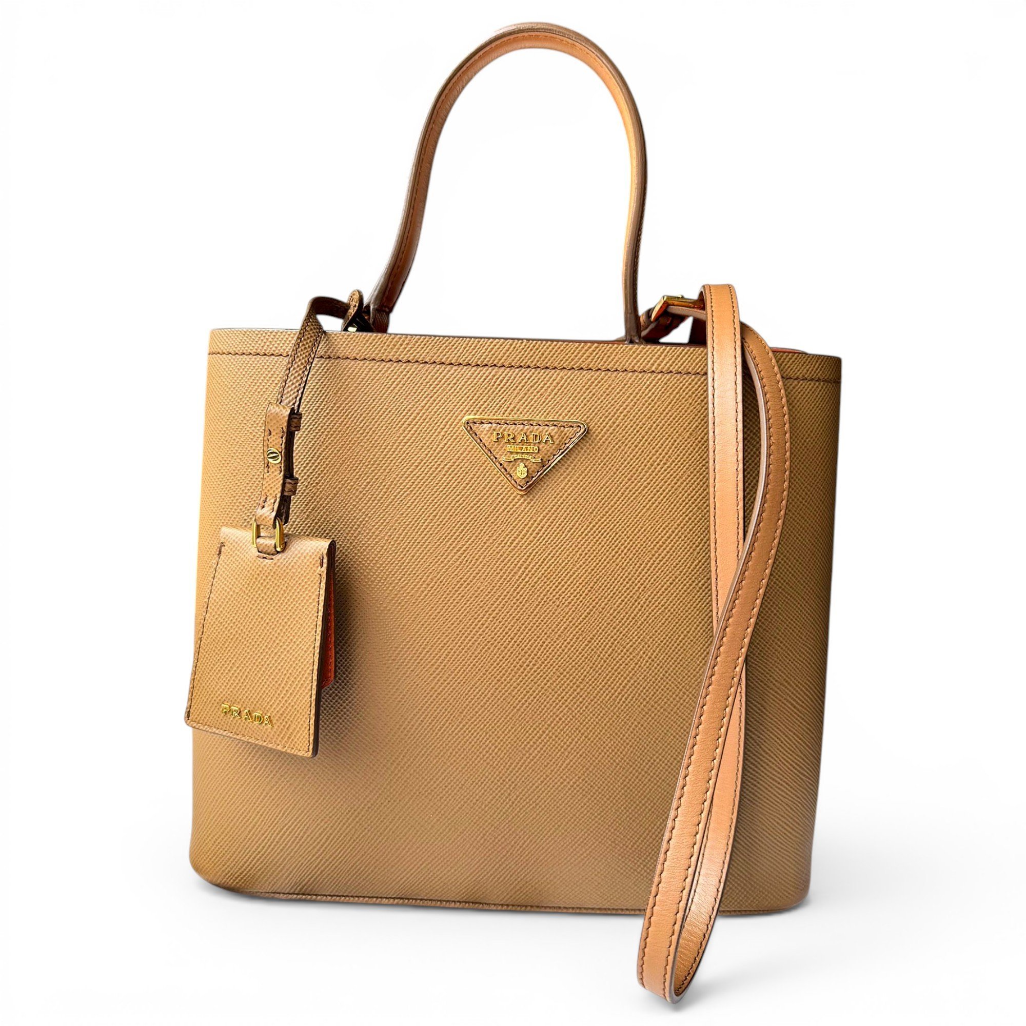 Panier leather handbag