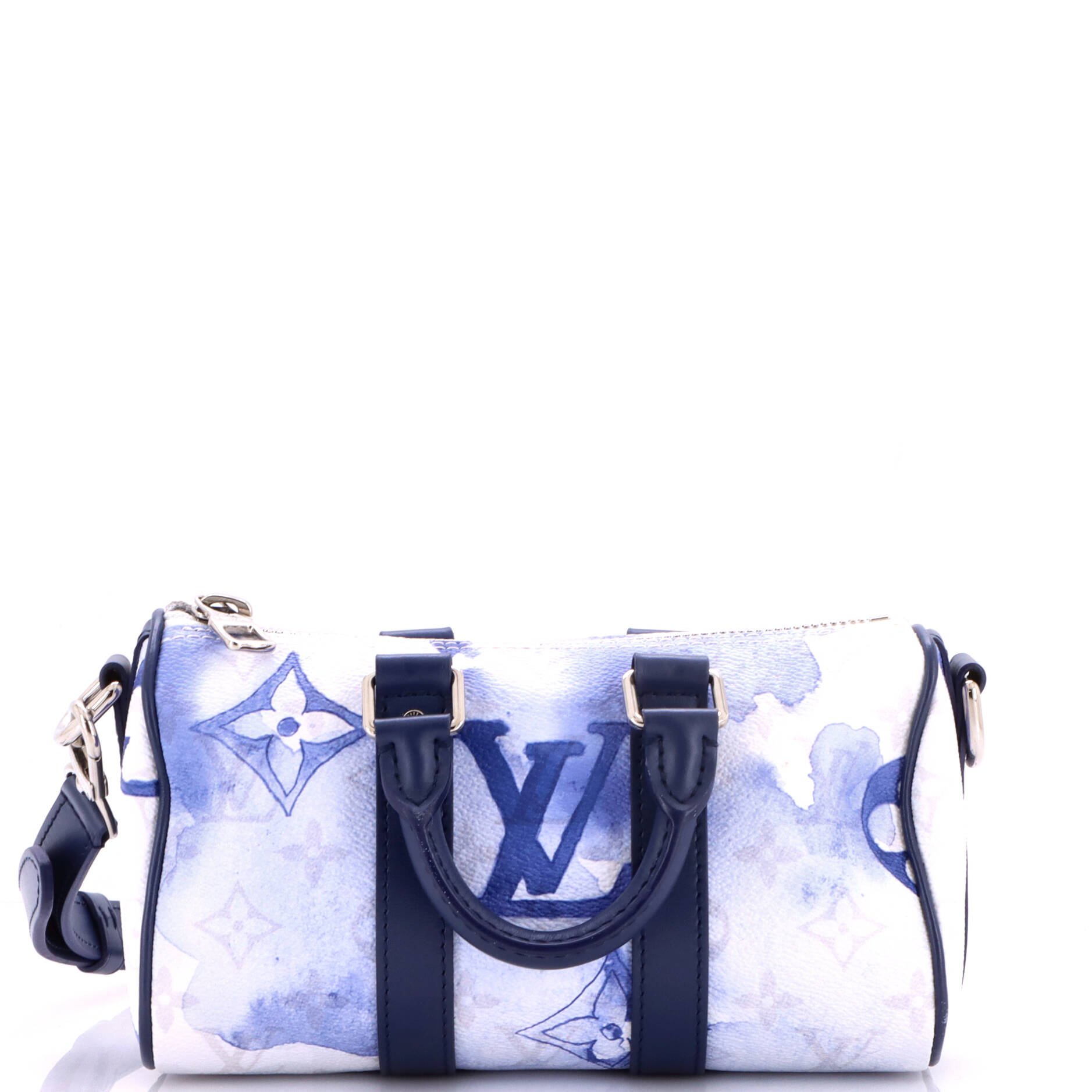 Keepall Bandouliere Bag Limited Edition Monogram Watercolor Canvas XS