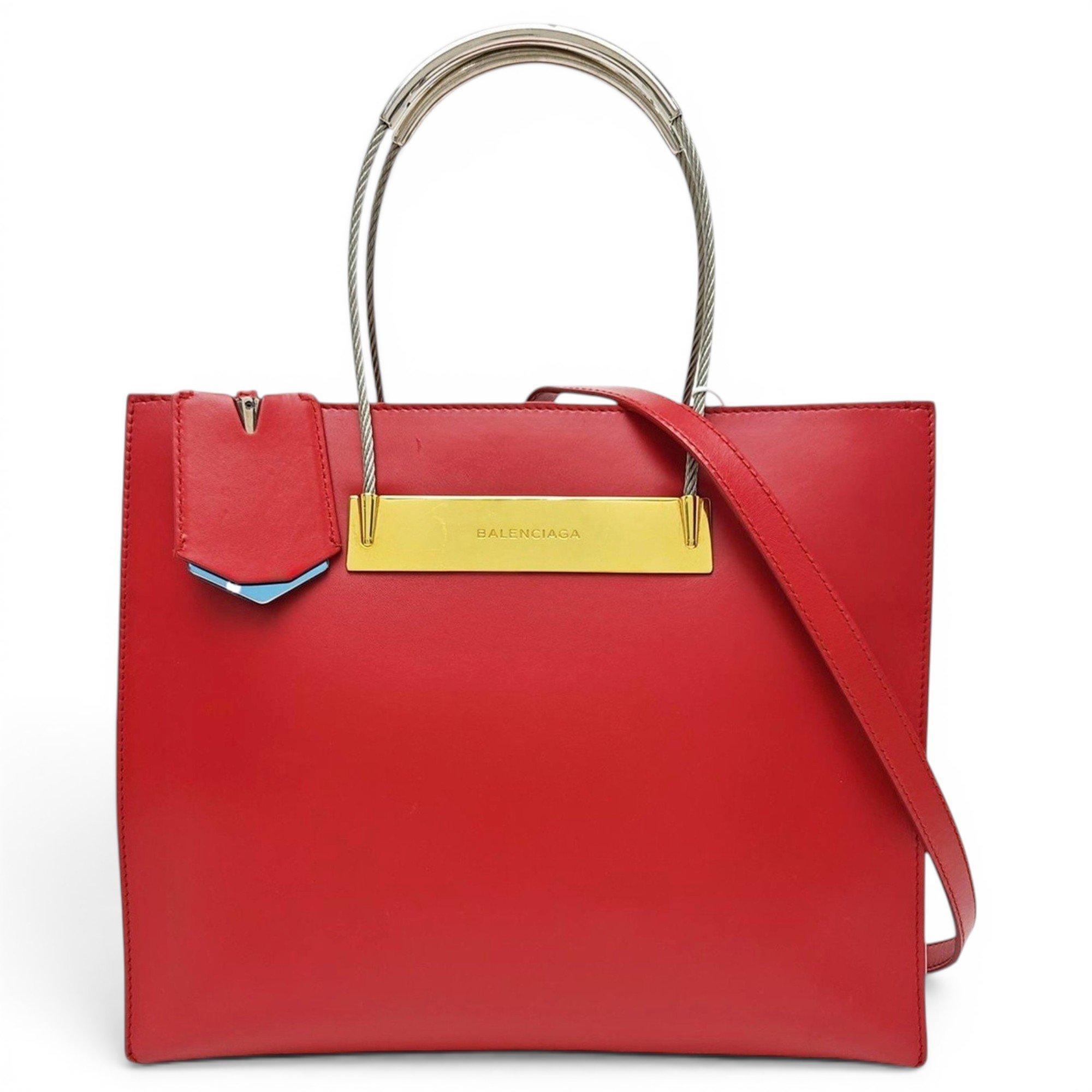 Leather handbag