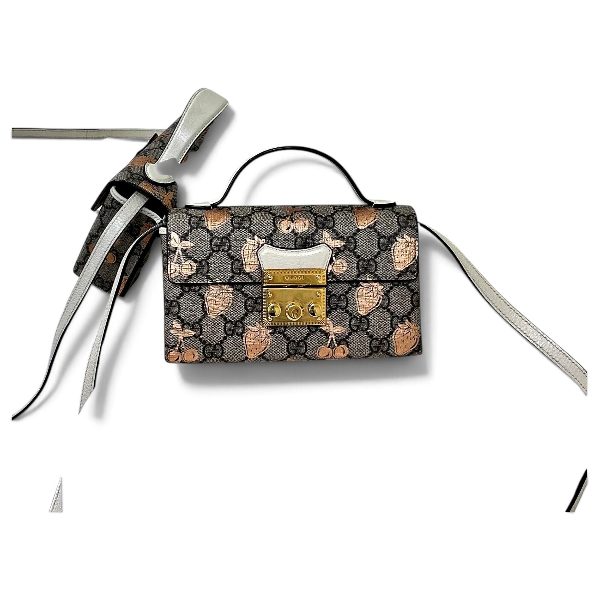 Padlock cloth crossbody bag