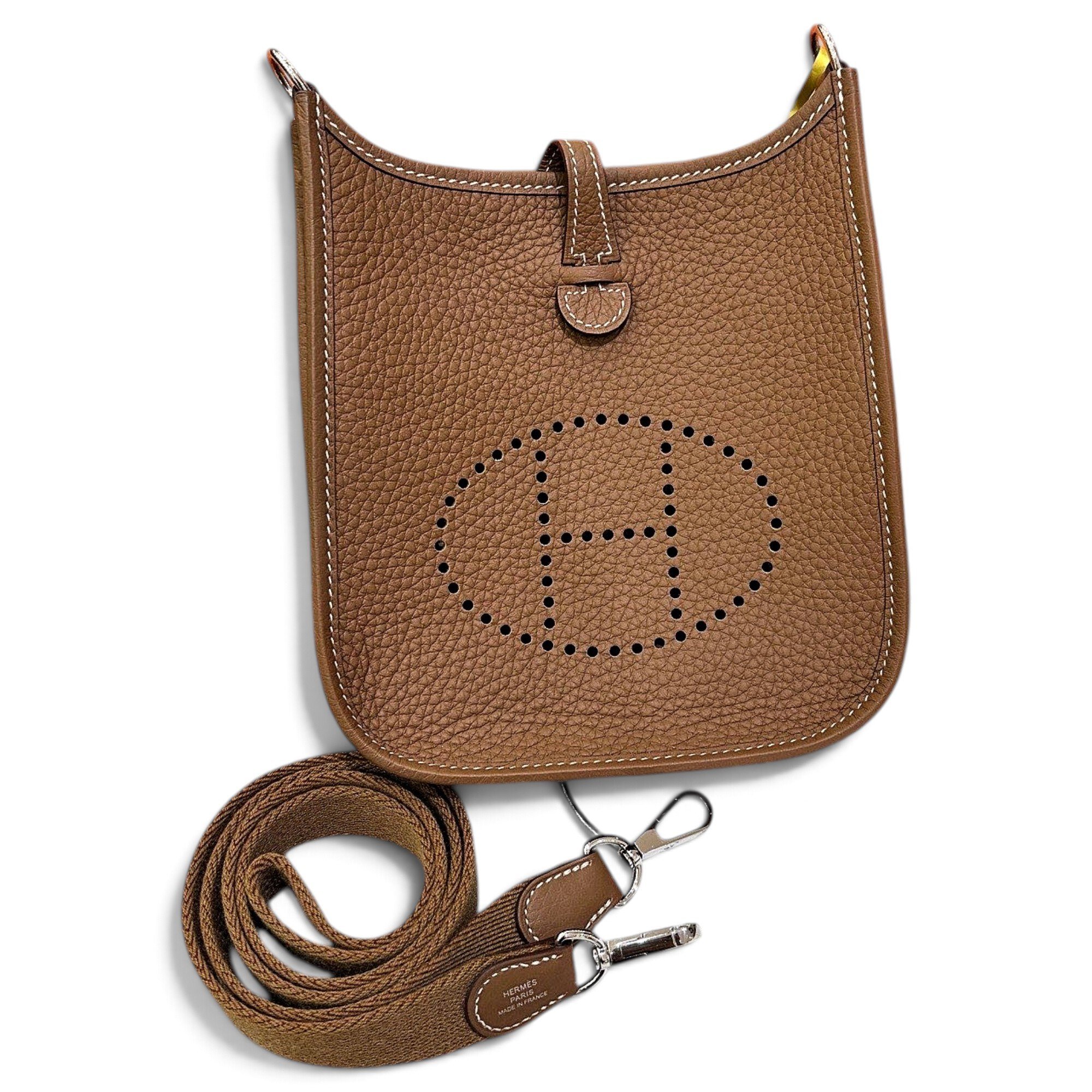 Mini Evelyne leather crossbody bag