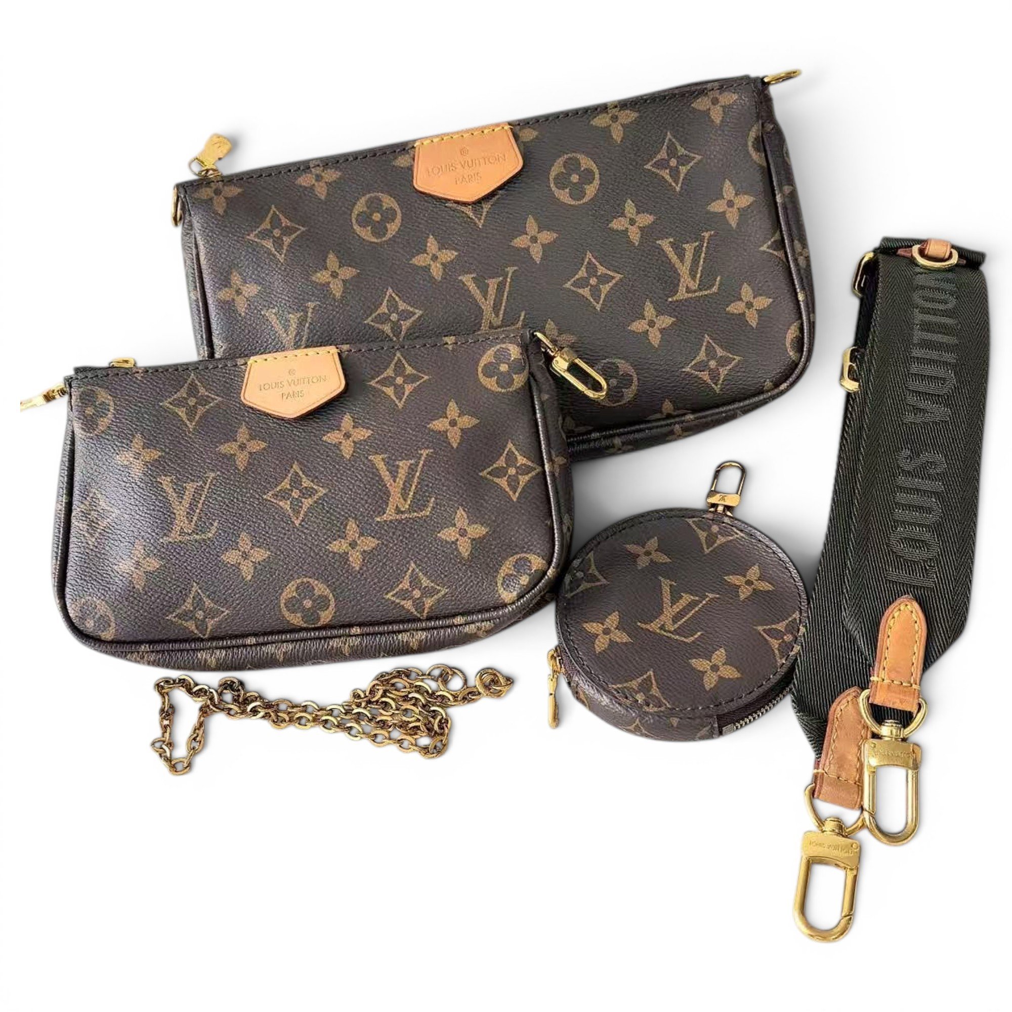 Multi Pochette Accessoires leather handbag
