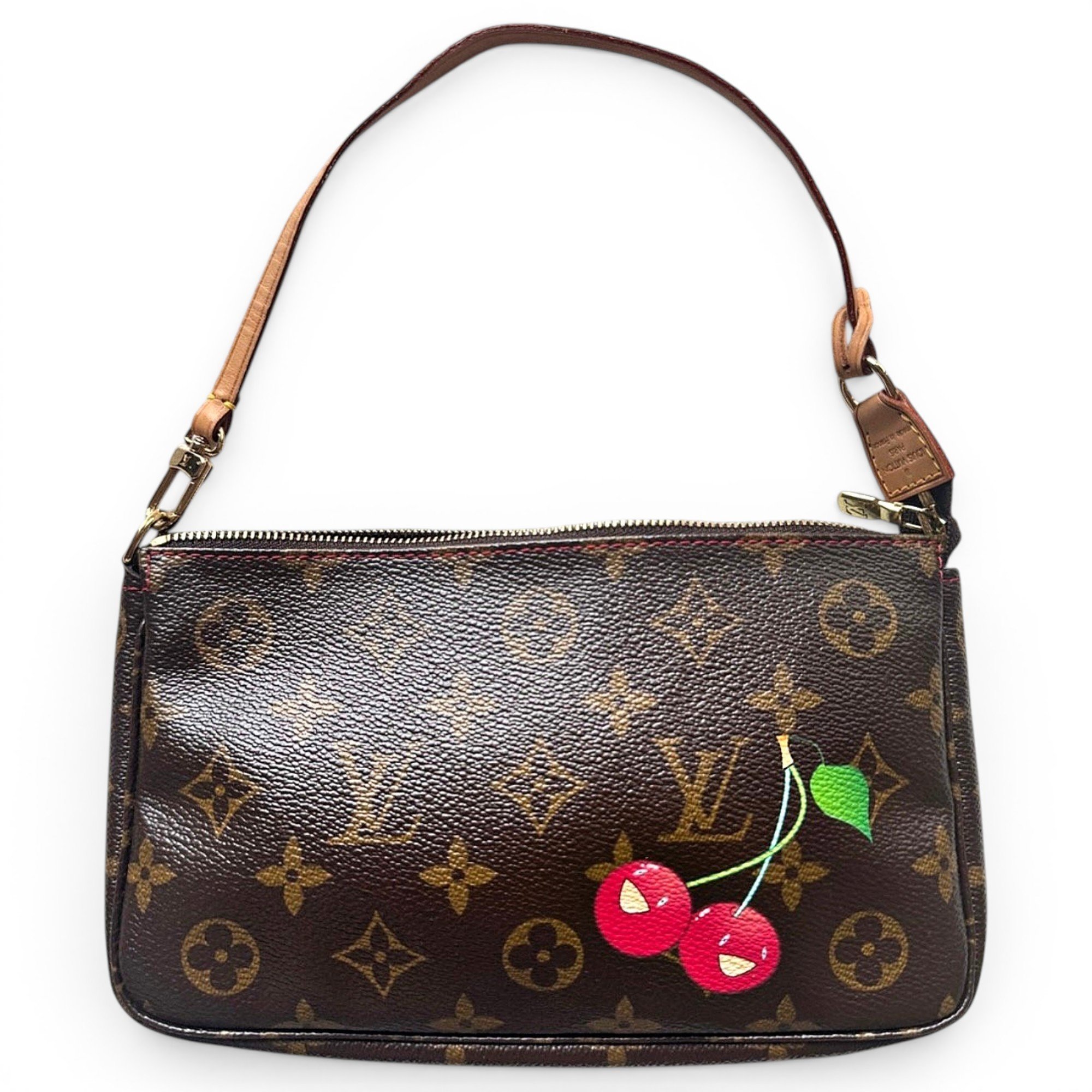 Pochette Accessoire leather handbag