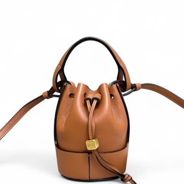 Calfskin Balloon Bucket Nano