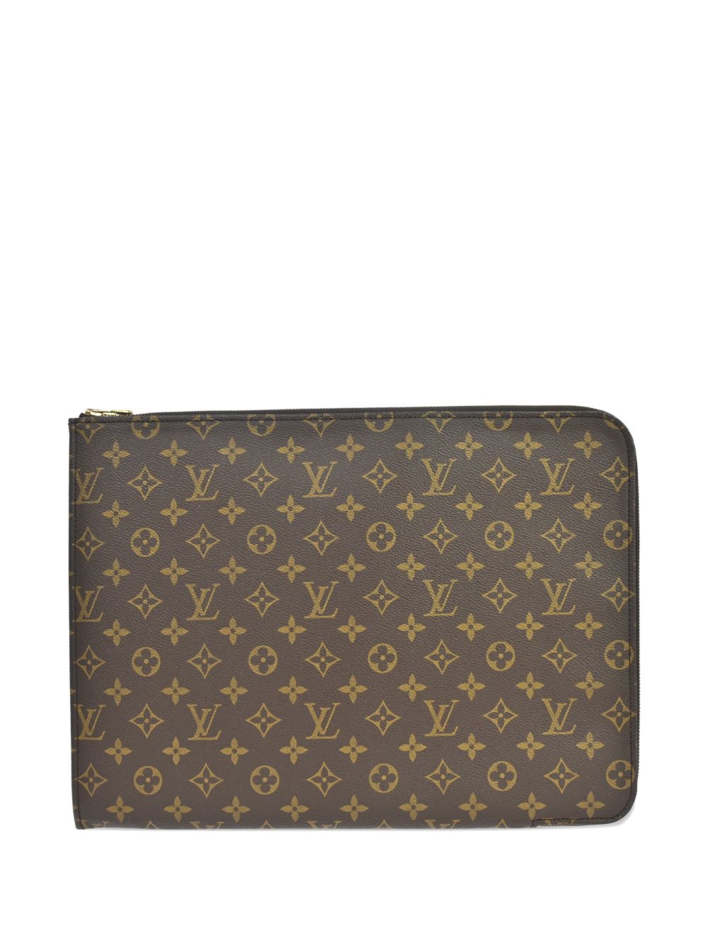 1990 Monogram Poche Documents business bag