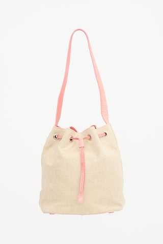 Vintage Canvas Bucket Bag