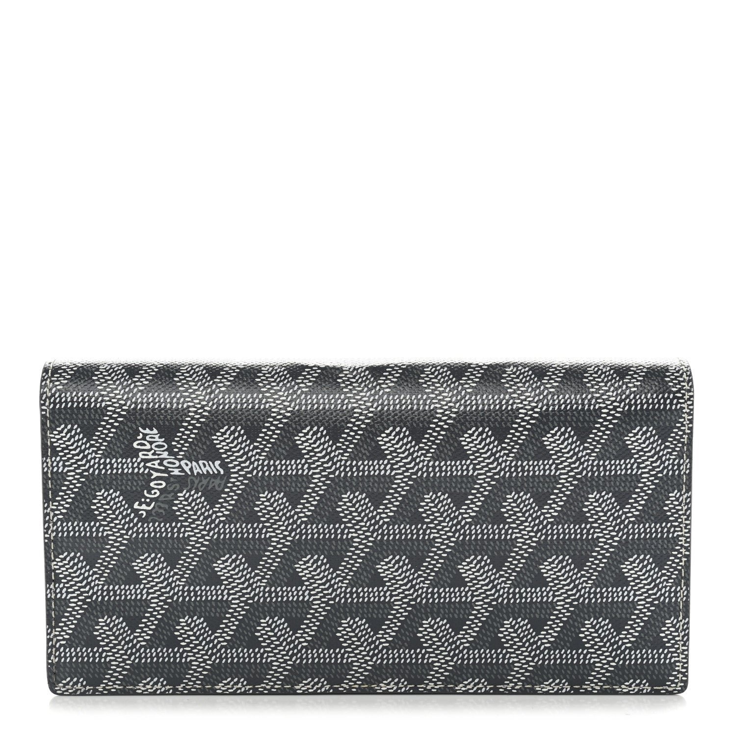 Goyard Goyardine Long Bi-Fold Wallet Grey