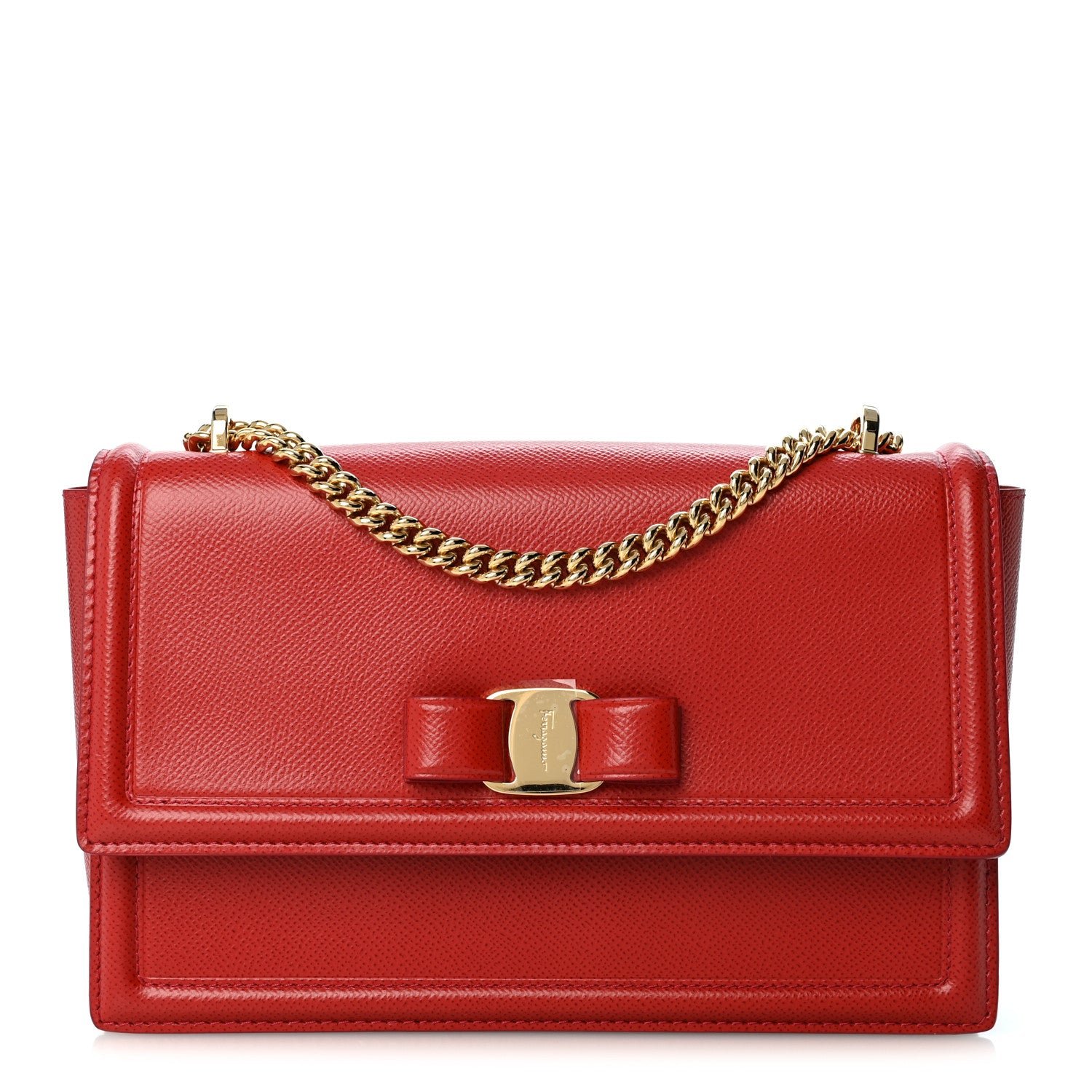 Ferragamo Printed Calfskin Ginny Shoulder Lipstick